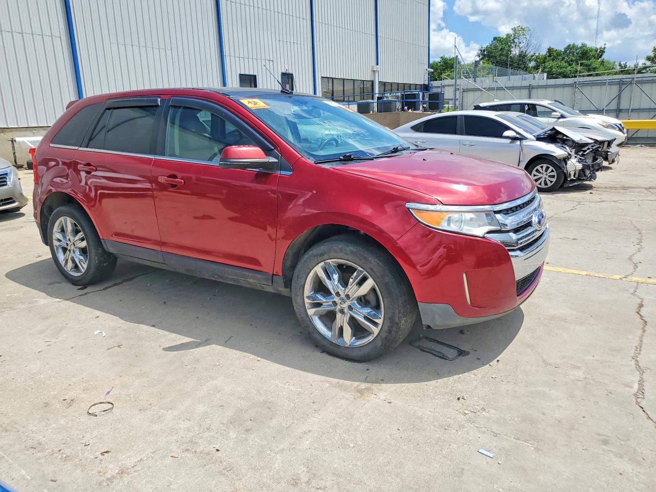 2013 Ford Edge Limited Maroon vin: 2FMDK4KC2DBE22426