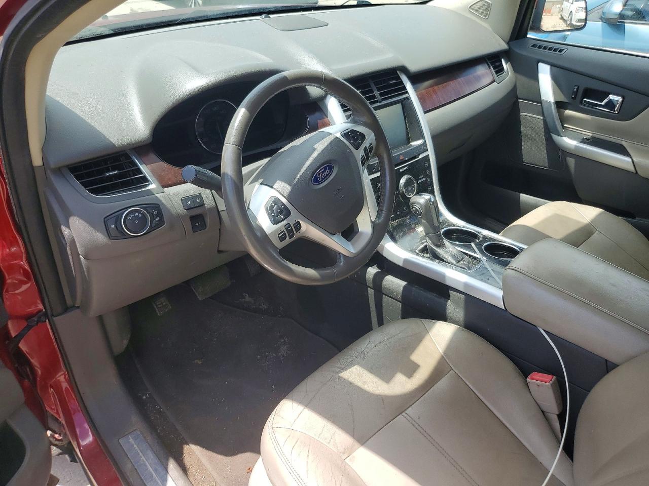 2013 Ford Edge Limited Maroon vin: 2FMDK4KC2DBE22426