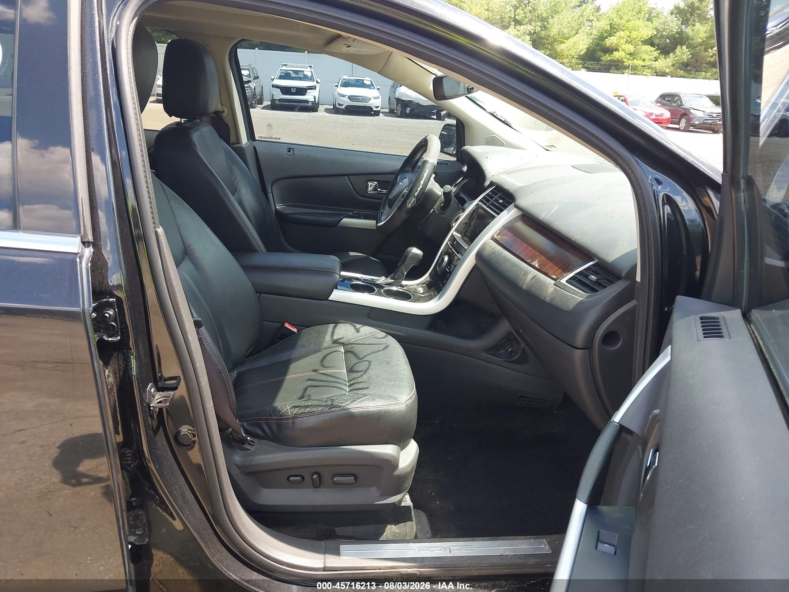 2013 Ford Edge Limited Black vin: 2FMDK4KC2DBE24046