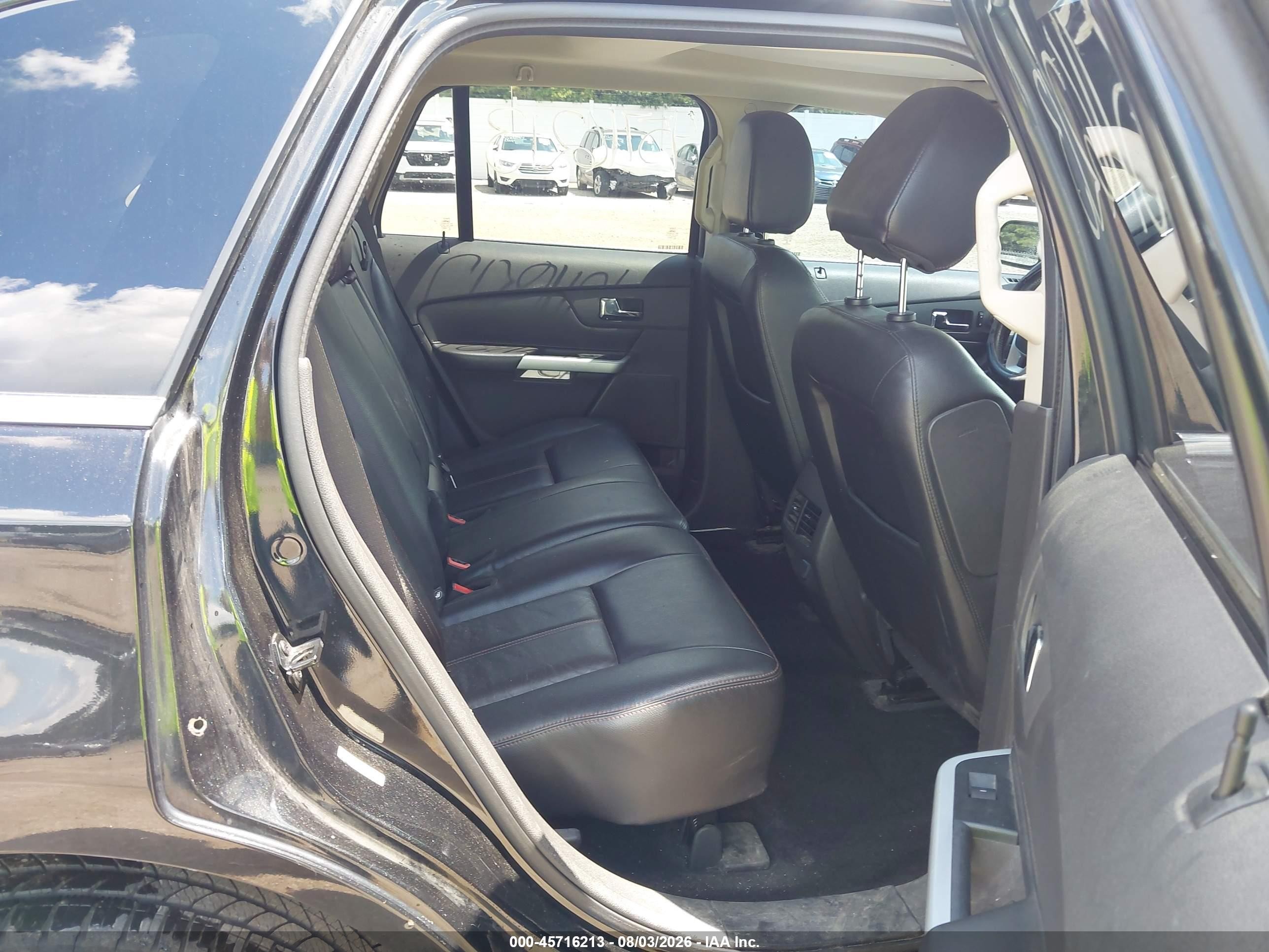 2013 Ford Edge Limited Black vin: 2FMDK4KC2DBE24046