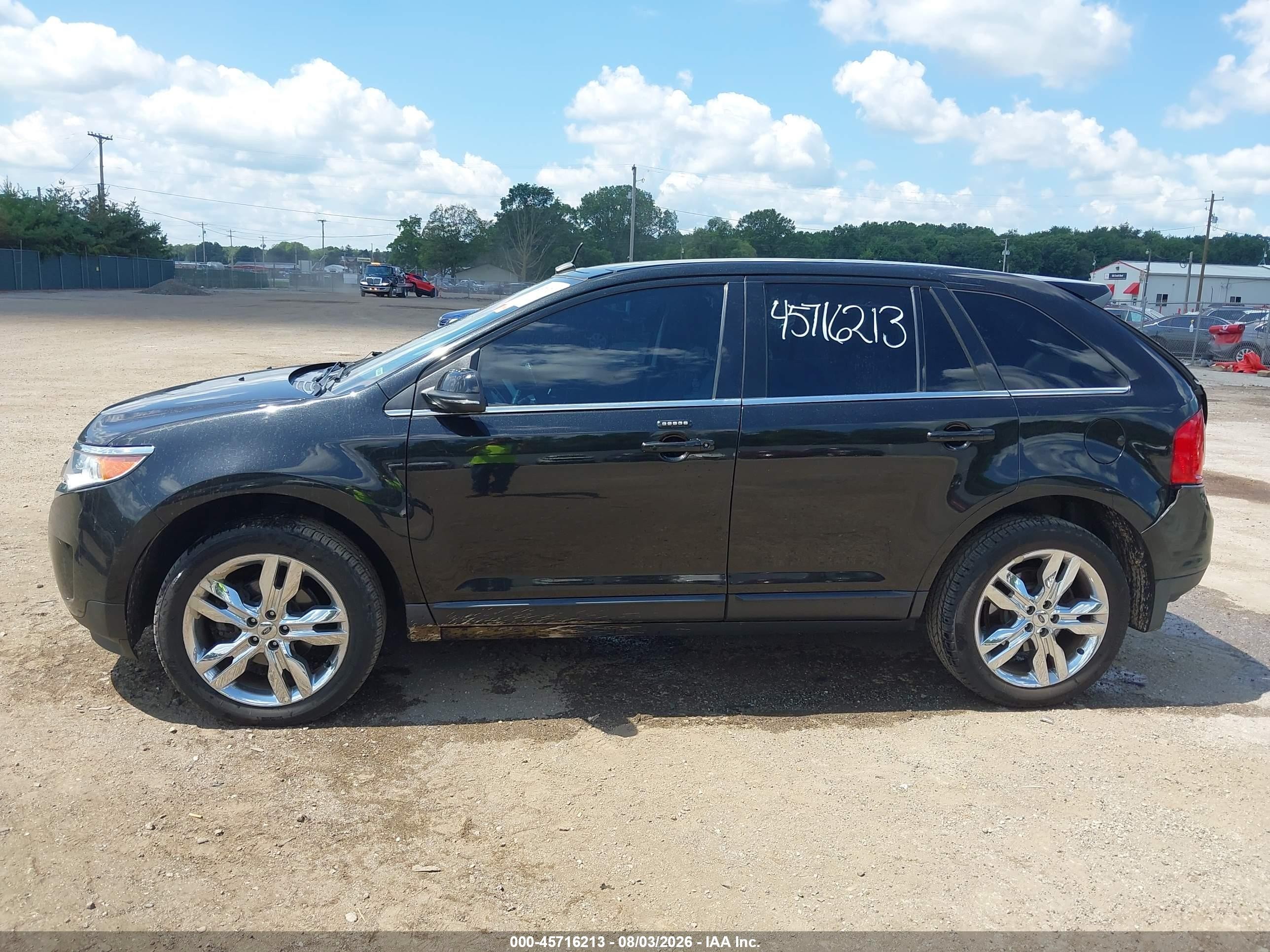 2013 Ford Edge Limited Black vin: 2FMDK4KC2DBE24046