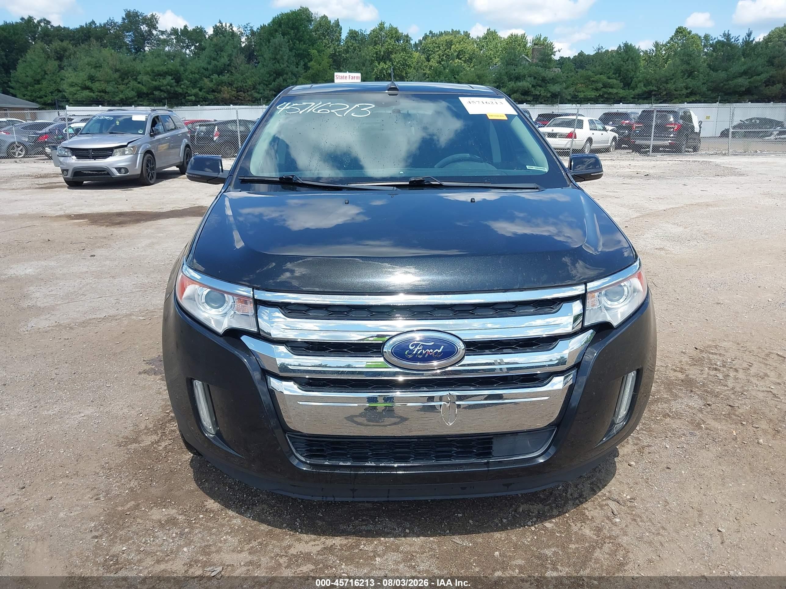 2013 Ford Edge Limited Black vin: 2FMDK4KC2DBE24046