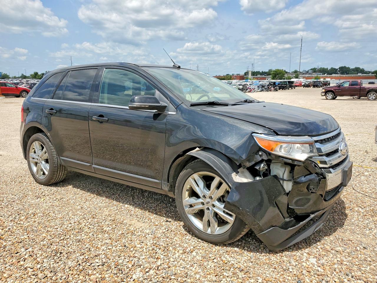 2013 Ford Edge Limited Black vin: 2FMDK4KC2DBE31756