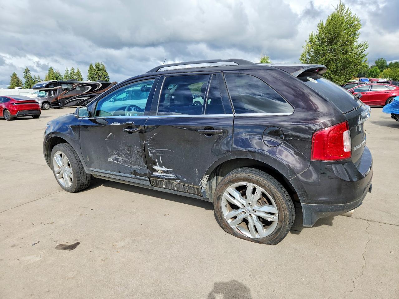 2014 Ford Edge Limited Black vin: 2FMDK4KC2EBA25736