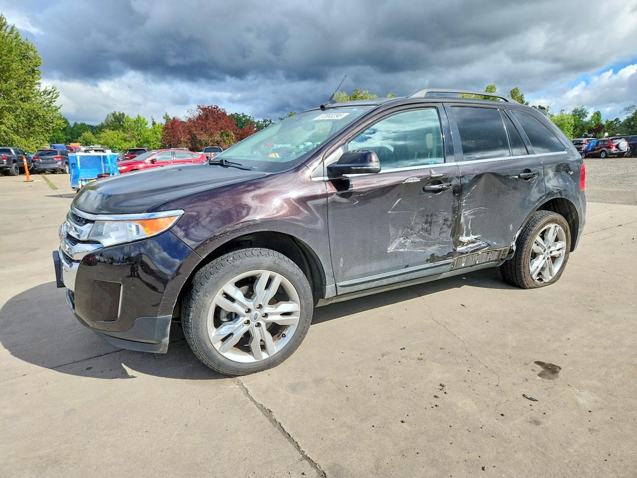 2014 Ford Edge Limited Black vin: 2FMDK4KC2EBA25736