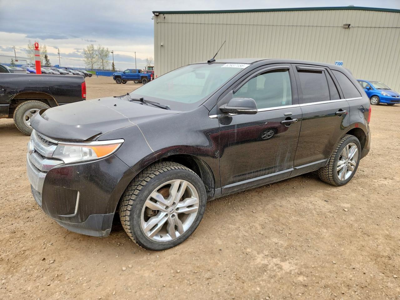 2014 Ford Edge Limited Black vin: 2FMDK4KC2EBA51740