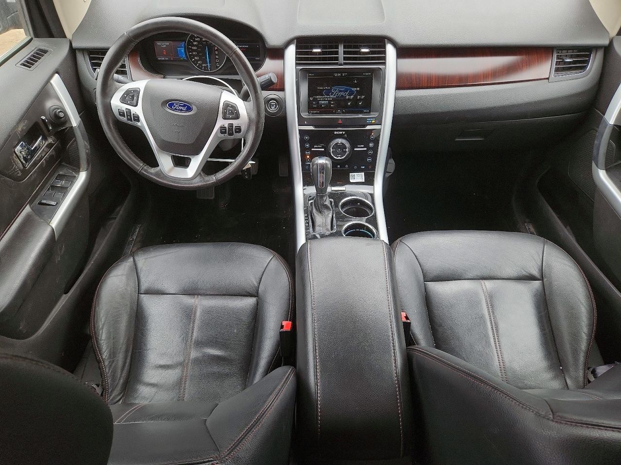 2014 Ford Edge Limited Black vin: 2FMDK4KC2EBA51740