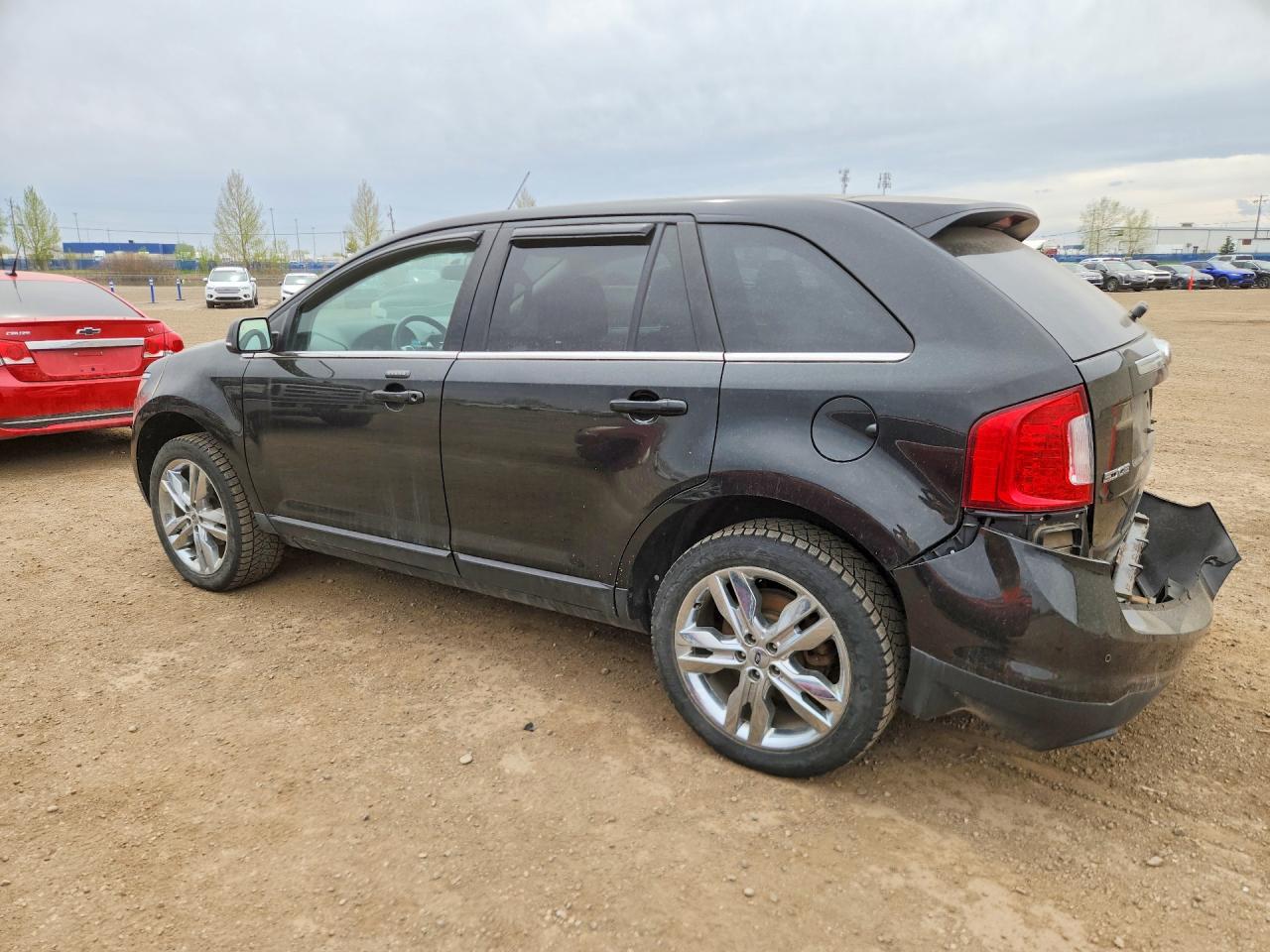 2014 Ford Edge Limited Black vin: 2FMDK4KC2EBA51740