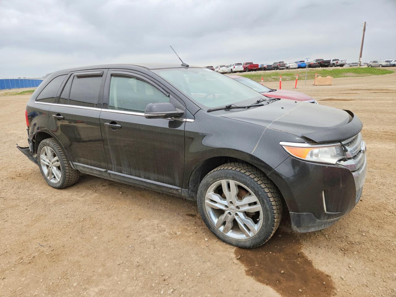 2014 Ford Edge Limited Black vin: 2FMDK4KC2EBA51740