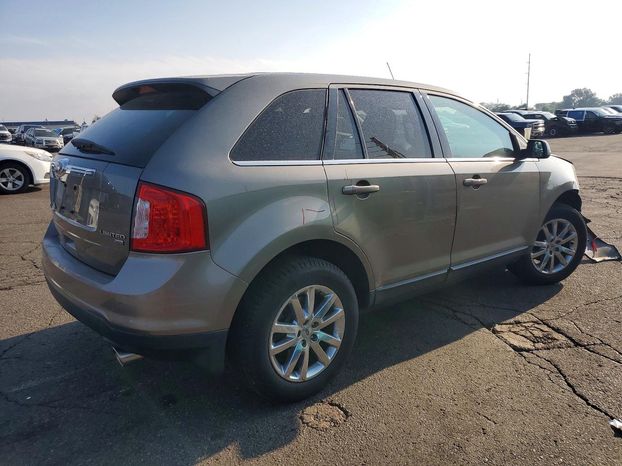 2014 Ford Edge Limited Gray vin: 2FMDK4KC2EBA54315