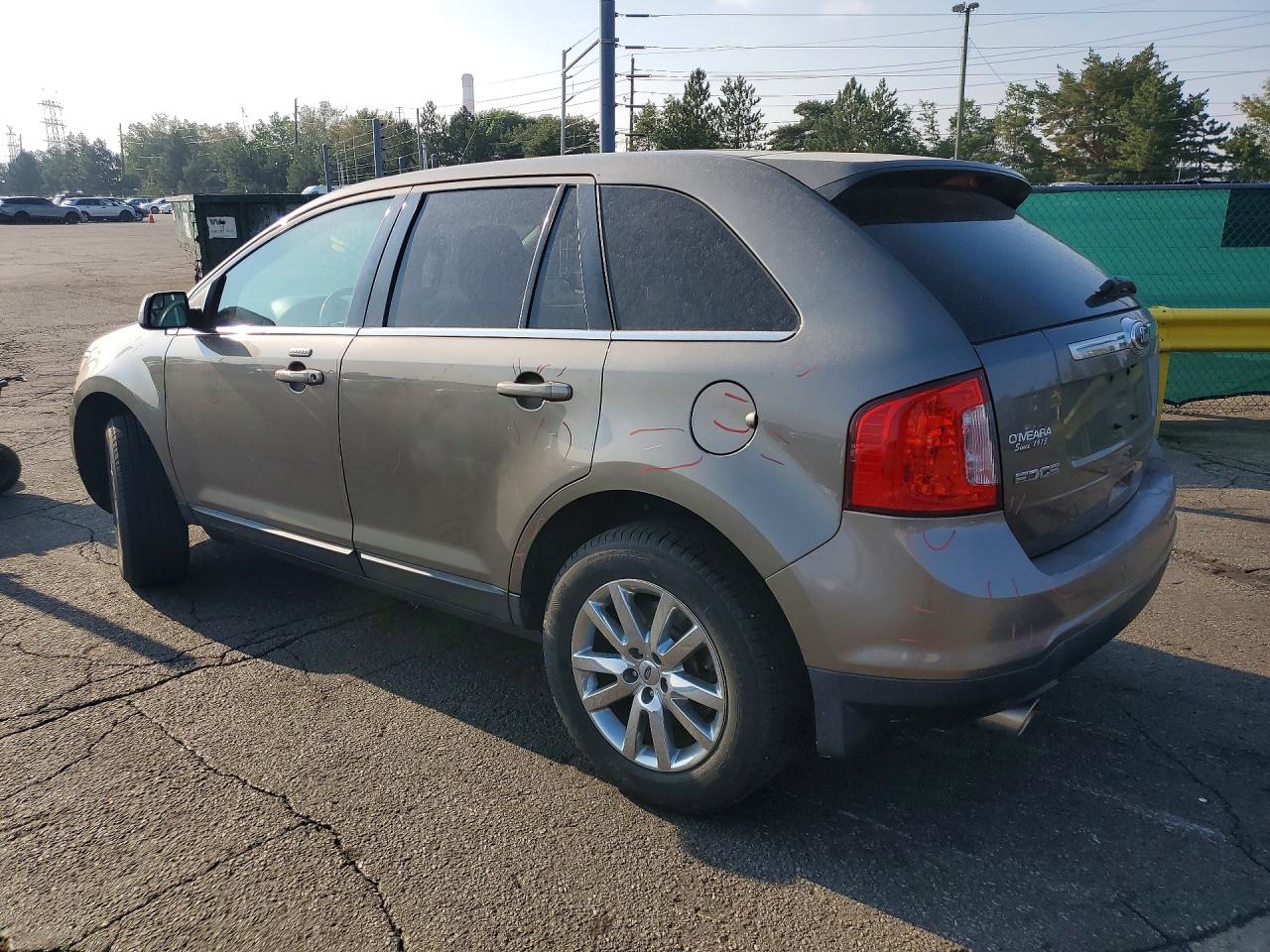 2014 Ford Edge Limited Gray vin: 2FMDK4KC2EBA54315