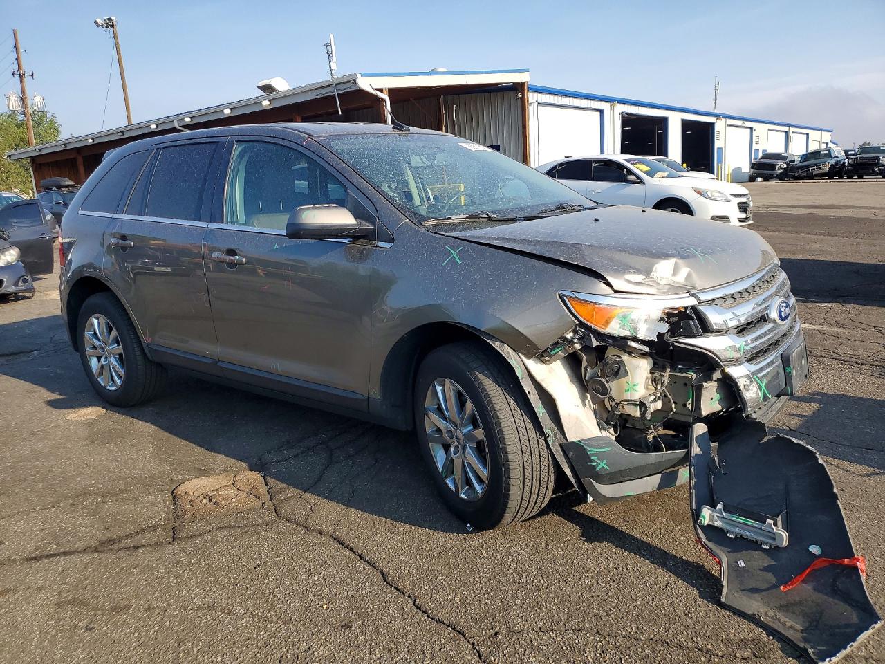 2014 Ford Edge Limited Gray vin: 2FMDK4KC2EBA54315