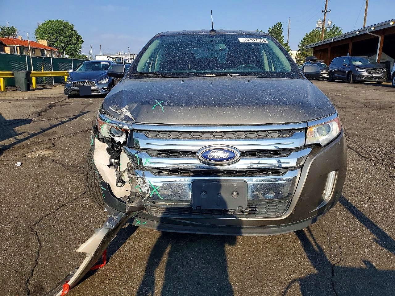 2014 Ford Edge Limited Gray vin: 2FMDK4KC2EBA54315