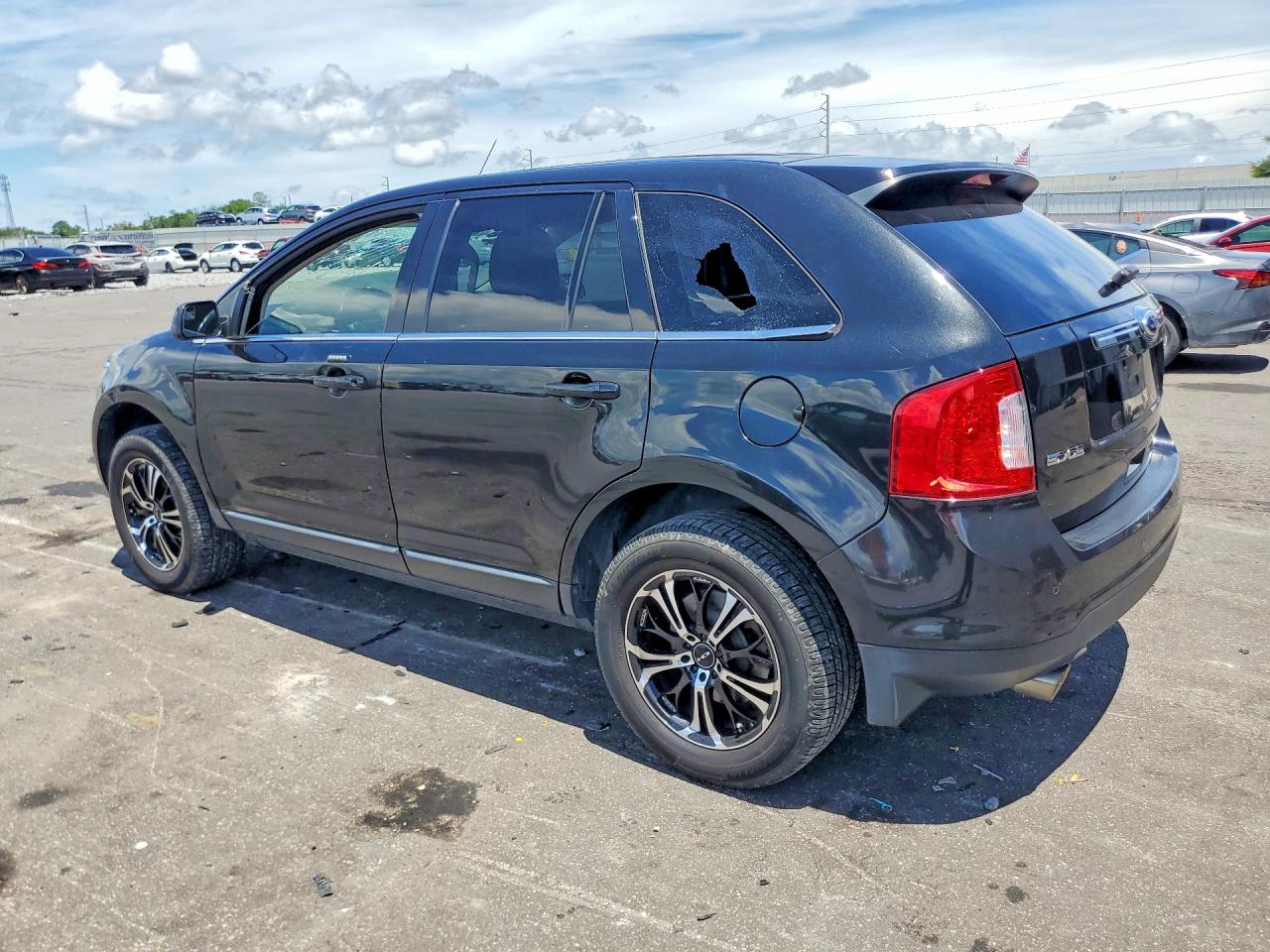 2014 Ford Edge Limited Black vin: 2FMDK4KC2EBA54637