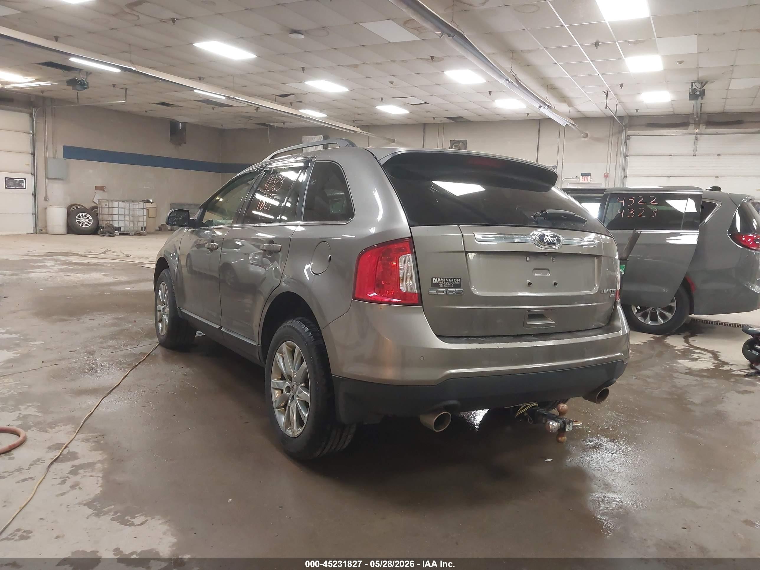 2014 Ford Edge Limited Gray vin: 2FMDK4KC2EBA78789