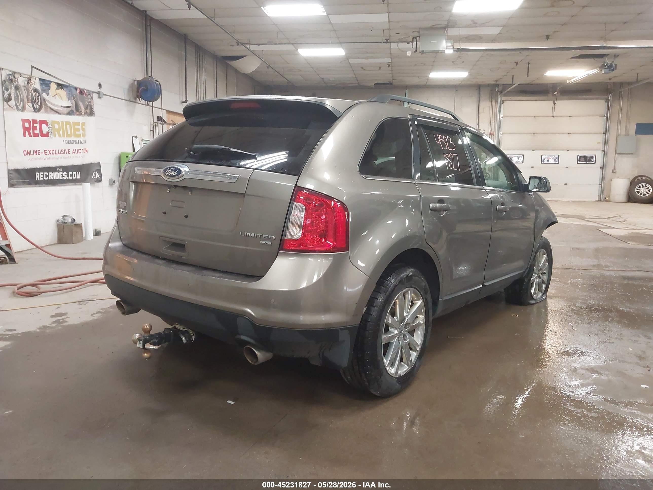 2014 Ford Edge Limited Gray vin: 2FMDK4KC2EBA78789