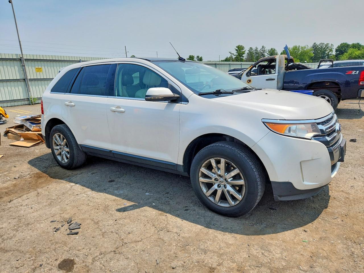 2014 Ford Edge Limited Белый vin: 2FMDK4KC2EBB27103