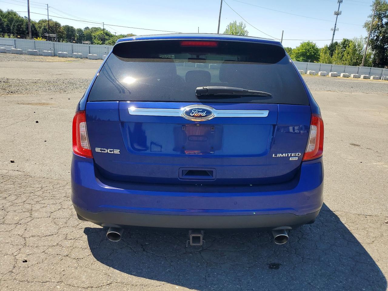 2014 Ford Edge Limited Blue vin: 2FMDK4KC2EBB31295