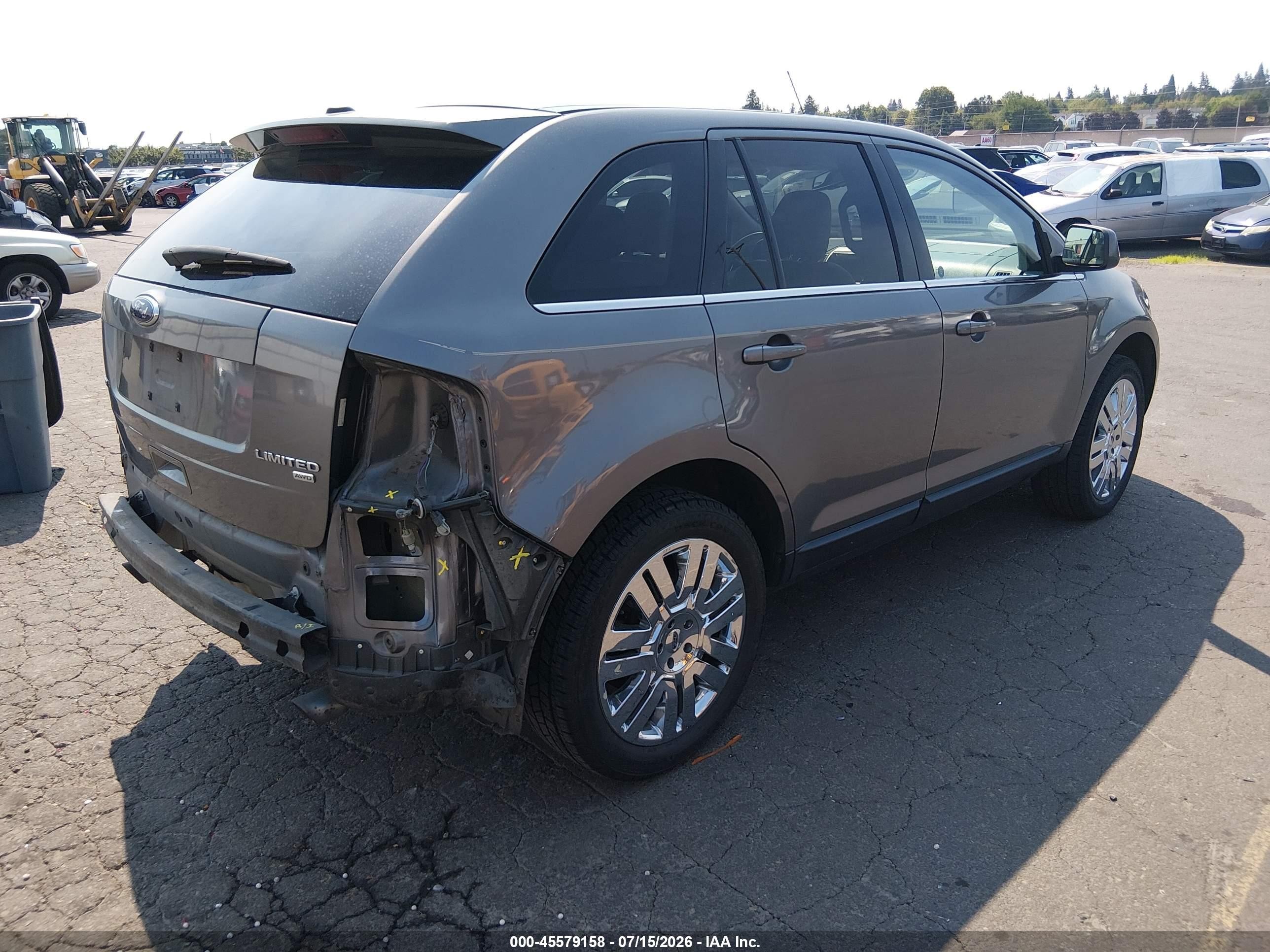 2010 Ford Edge Limited Gray vin: 2FMDK4KC3ABA15873