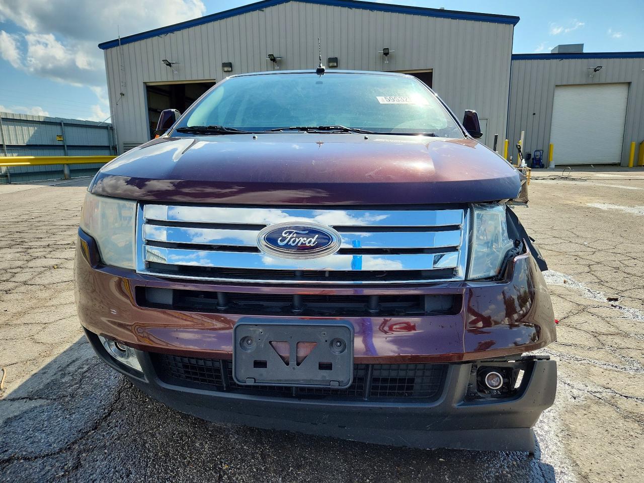 2010 Ford Edge Limited Maroon vin: 2FMDK4KC3ABA44645
