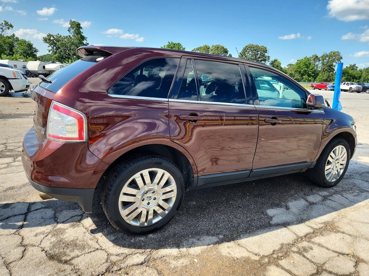 2010 Ford Edge Limited Maroon vin: 2FMDK4KC3ABA44645