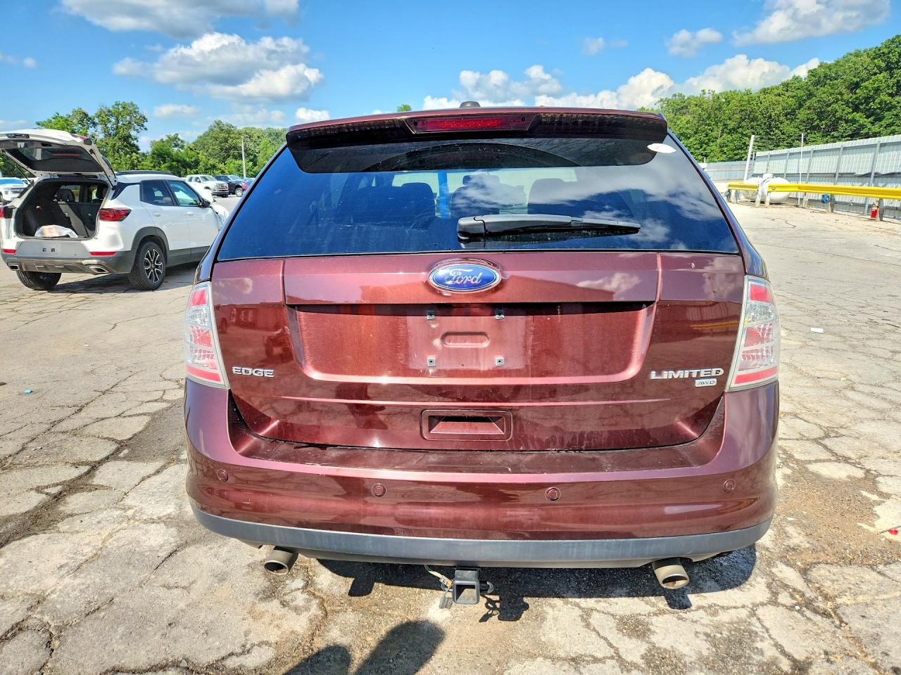 2010 Ford Edge Limited Maroon vin: 2FMDK4KC3ABA44645