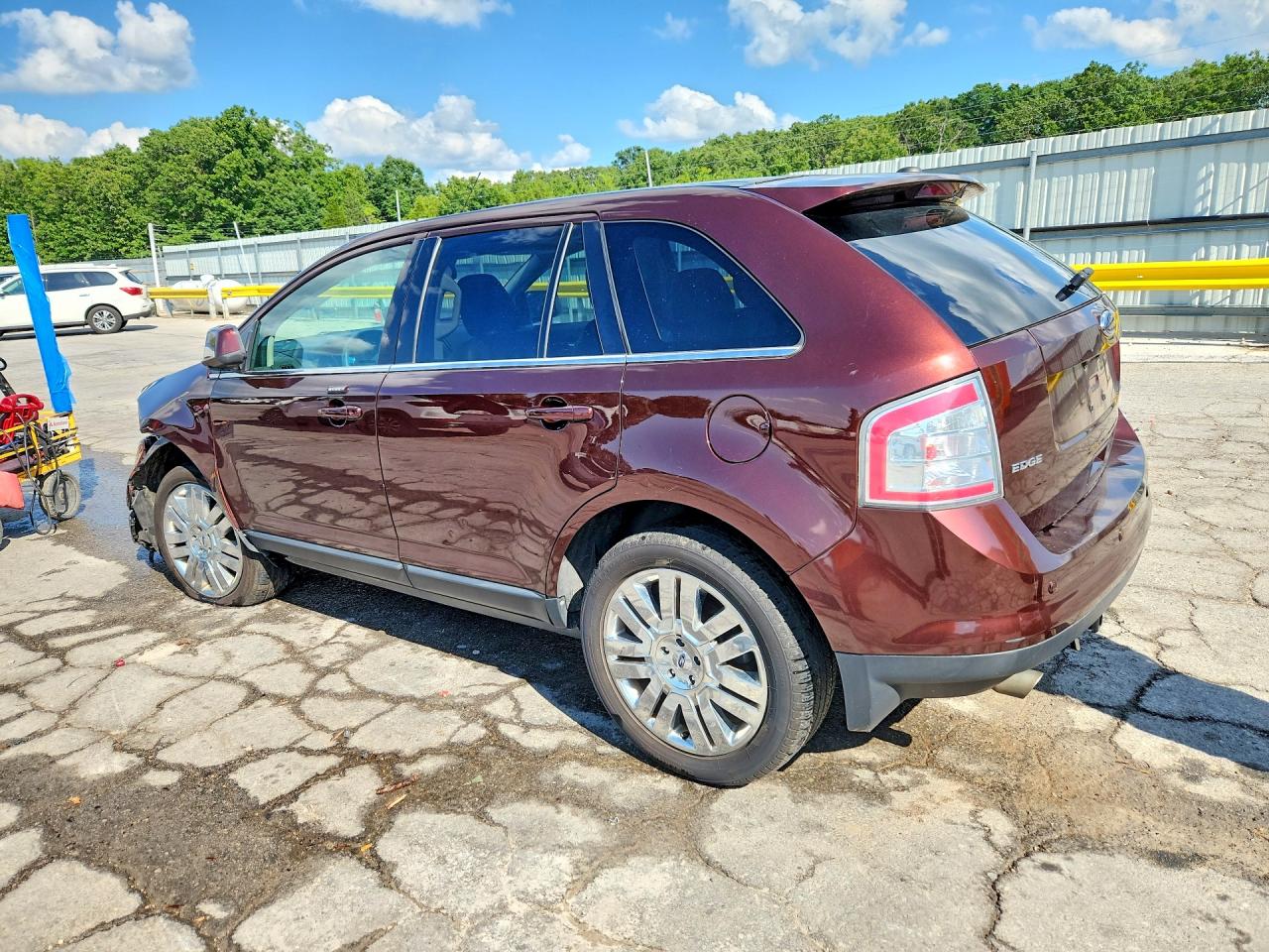 2010 Ford Edge Limited Maroon vin: 2FMDK4KC3ABA44645