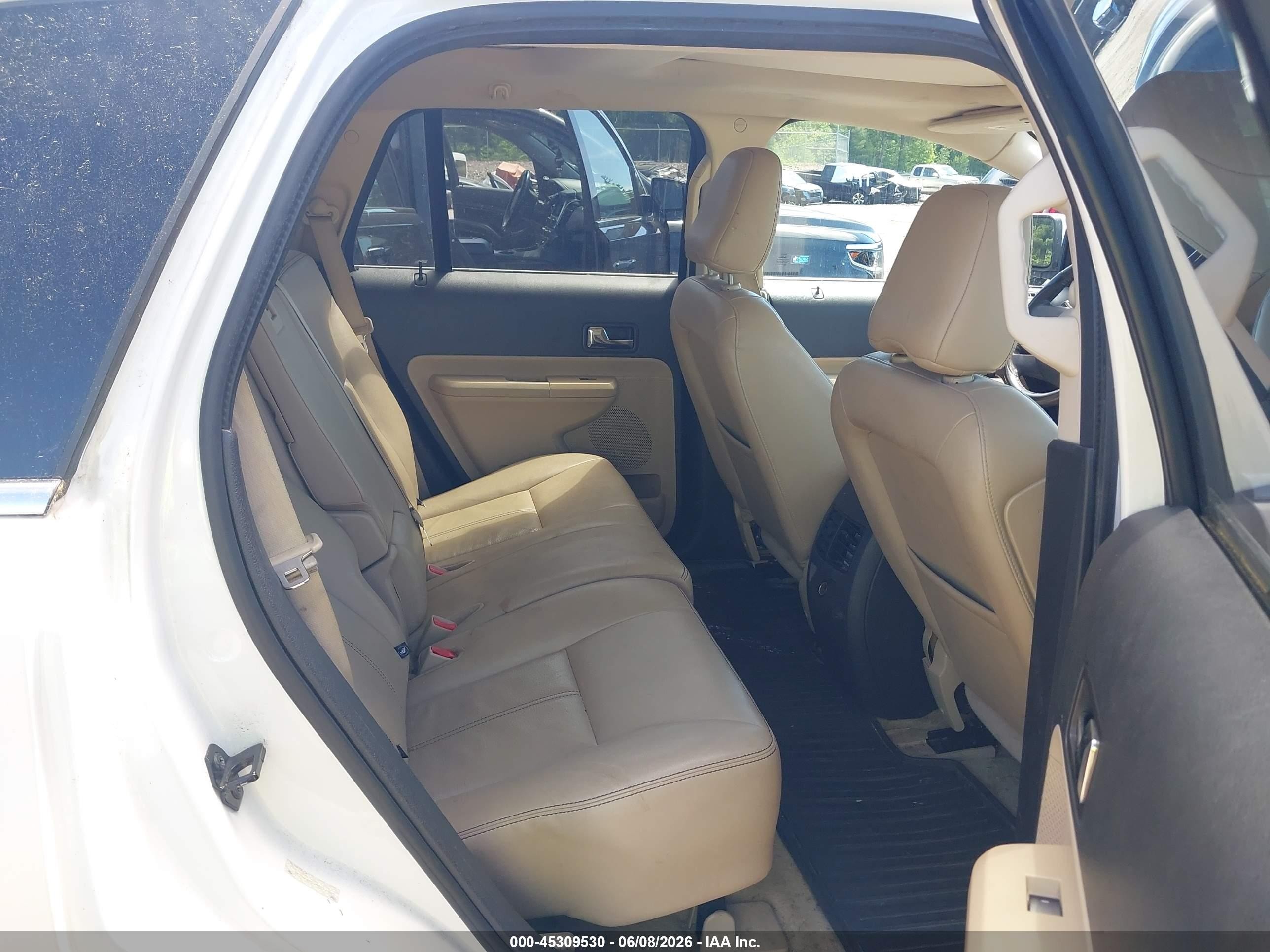 2010 Ford Edge Limited White vin: 2FMDK4KC3ABB17268