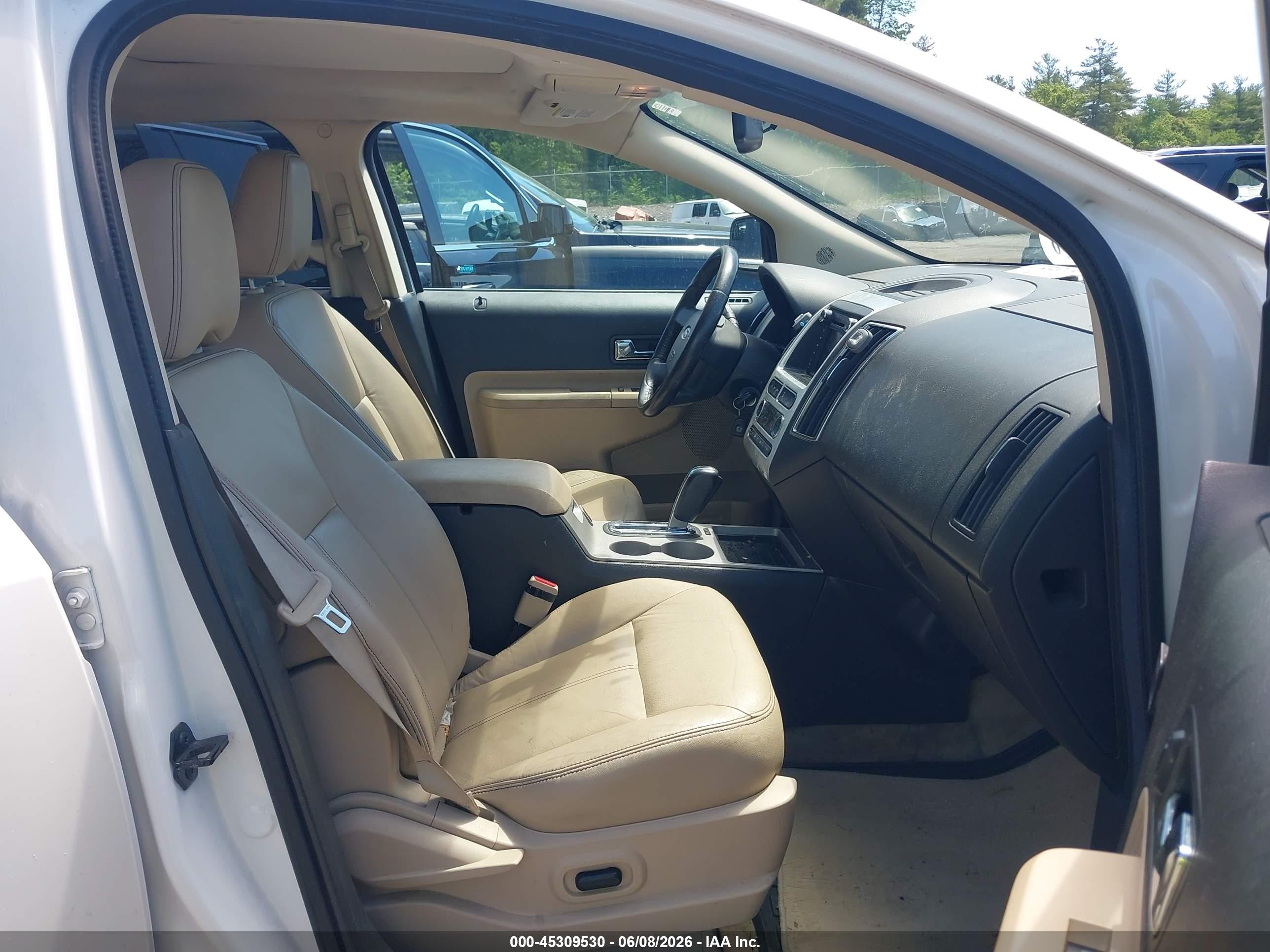 2010 Ford Edge Limited White vin: 2FMDK4KC3ABB17268