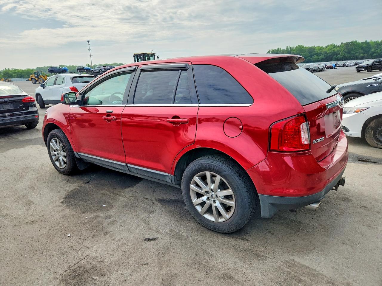 2011 Ford Edge Limited Red vin: 2FMDK4KC3BBA23487