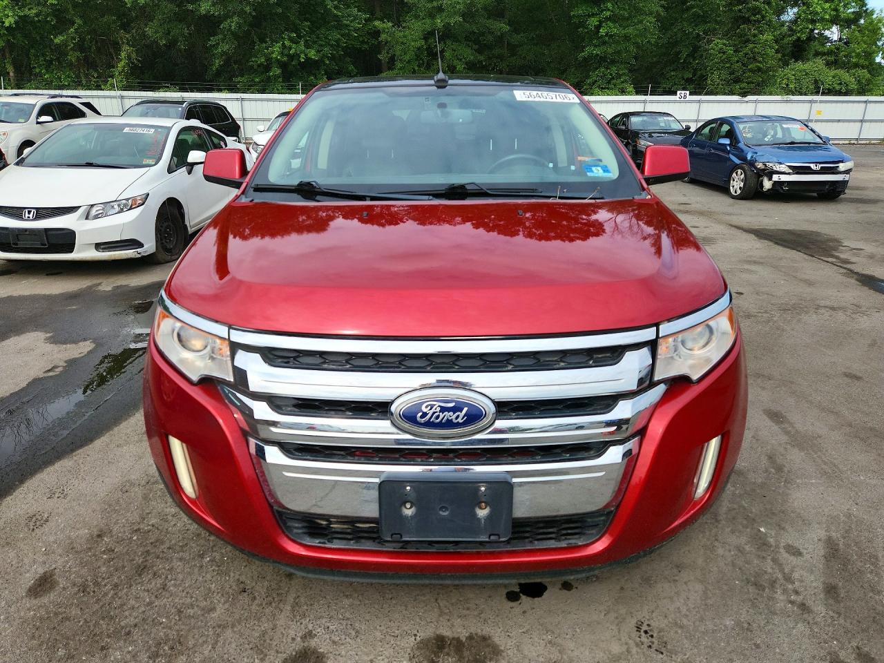 2011 Ford Edge Limited Red vin: 2FMDK4KC3BBA23487