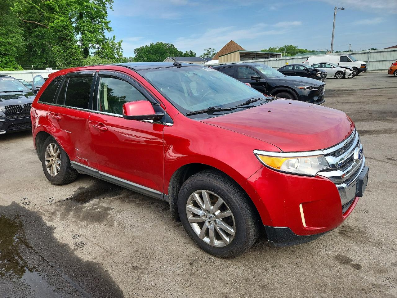 2011 Ford Edge Limited Red vin: 2FMDK4KC3BBA23487