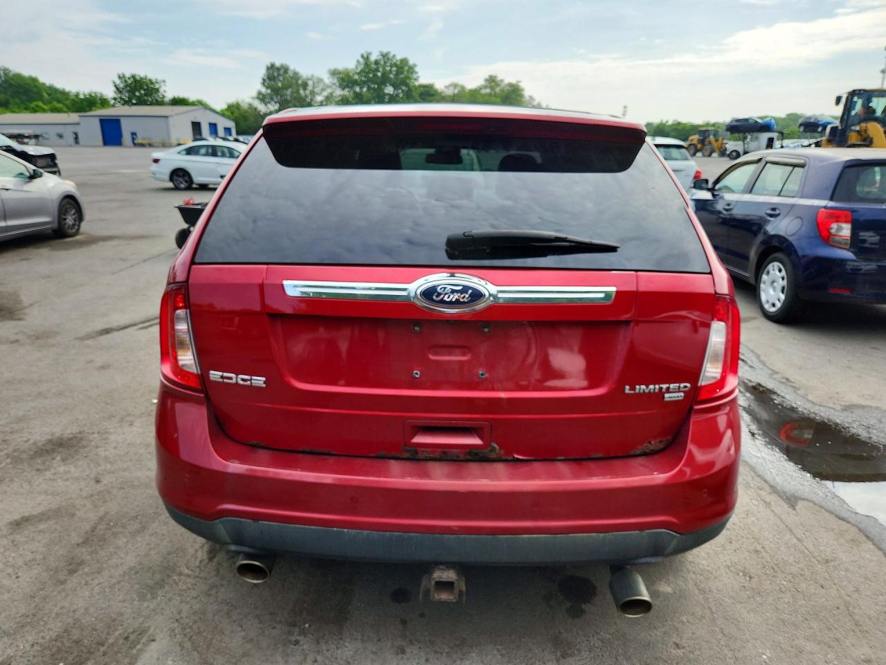 2011 Ford Edge Limited Red vin: 2FMDK4KC3BBA23487
