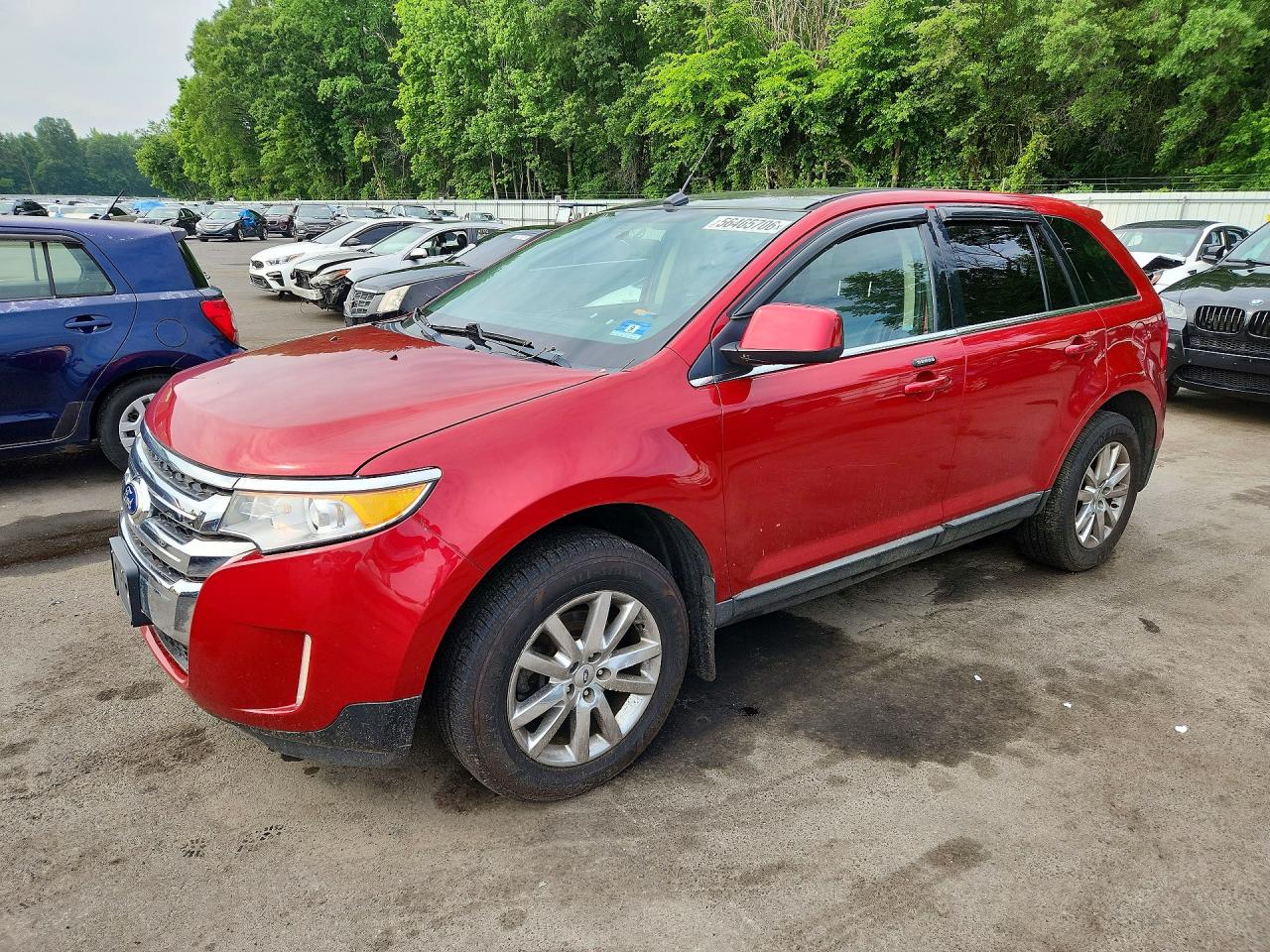 2011 Ford Edge Limited Red vin: 2FMDK4KC3BBA23487