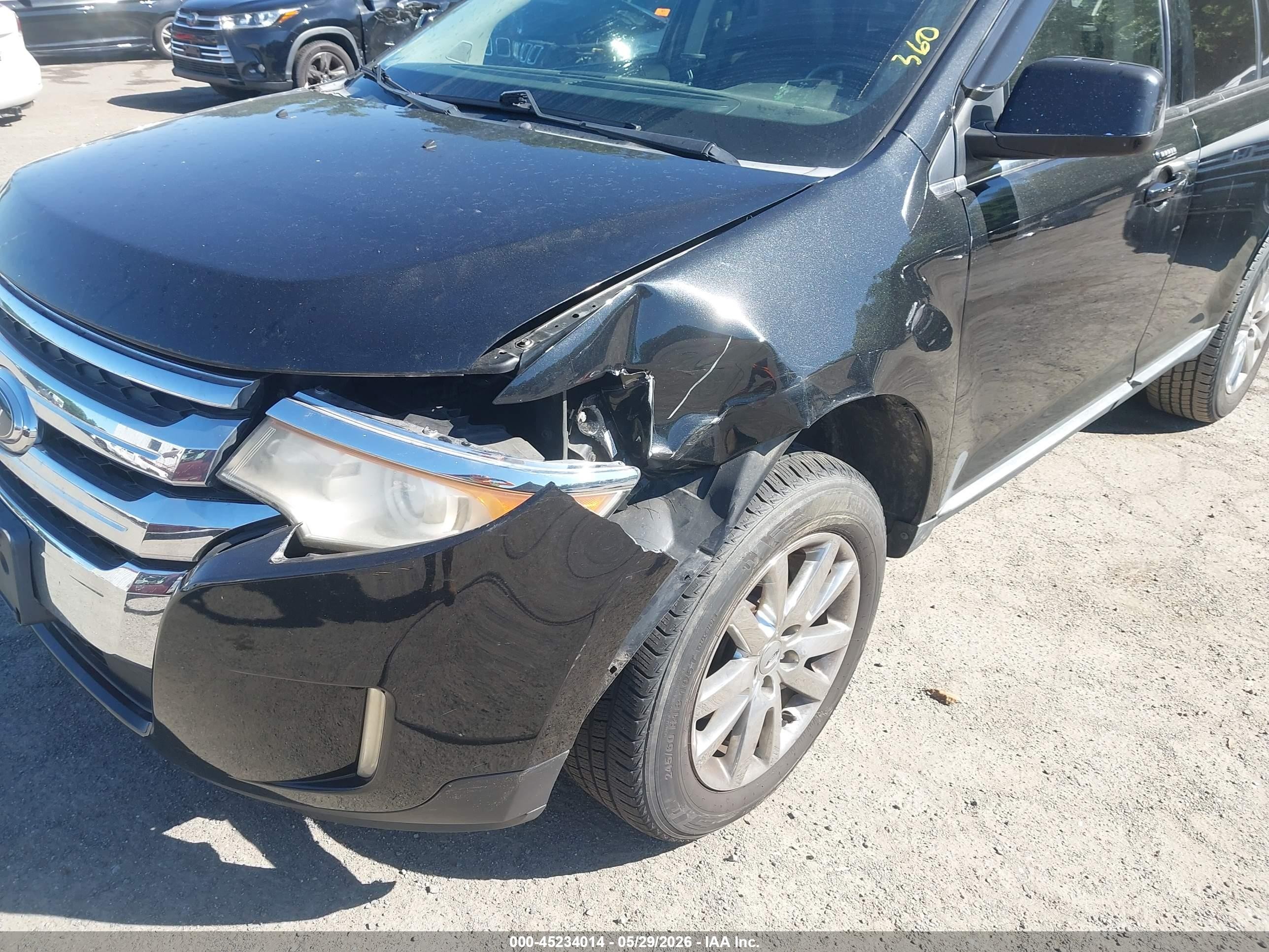 2011 Ford Edge Limited Black vin: 2FMDK4KC3BBA33016