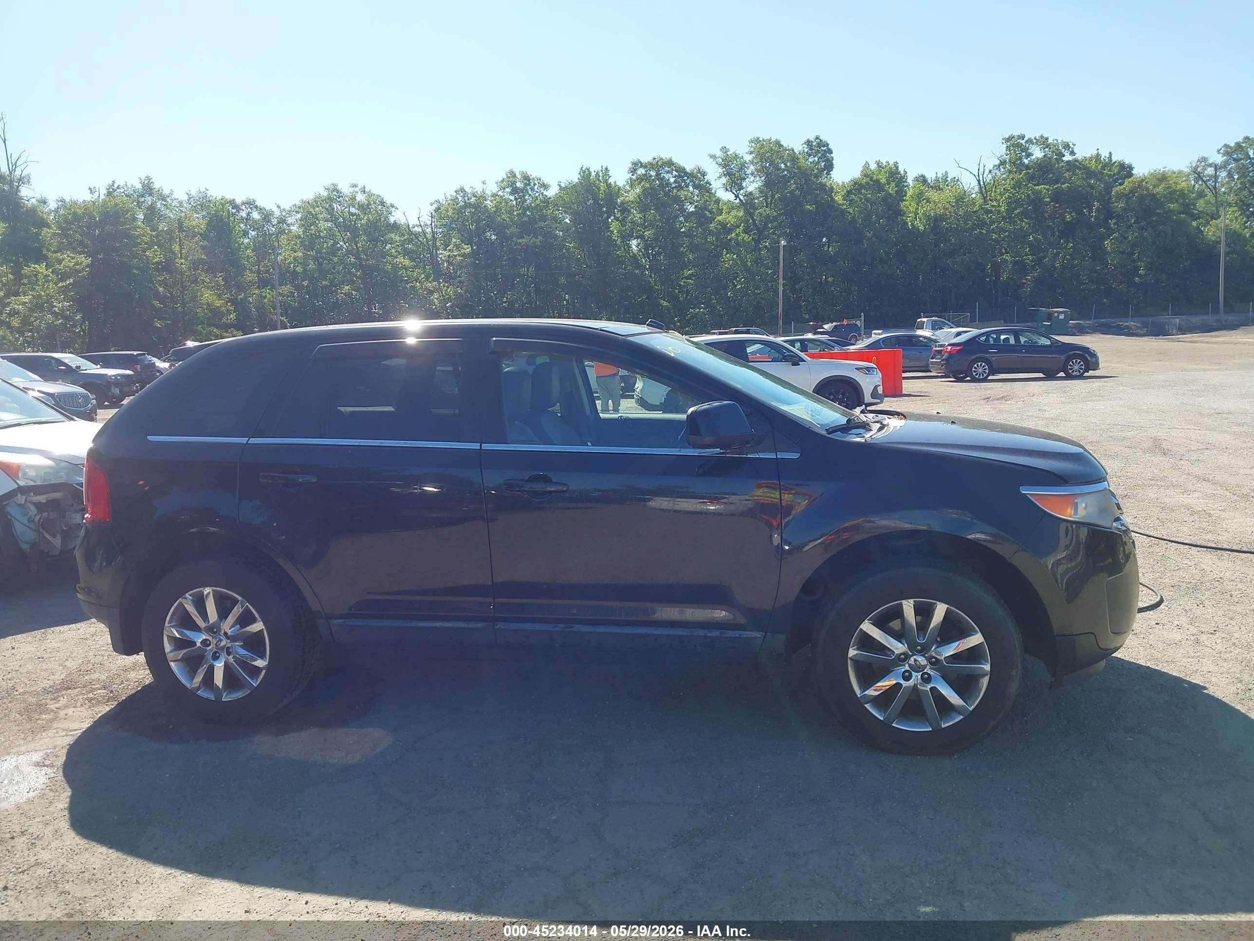 2011 Ford Edge Limited Black vin: 2FMDK4KC3BBA33016