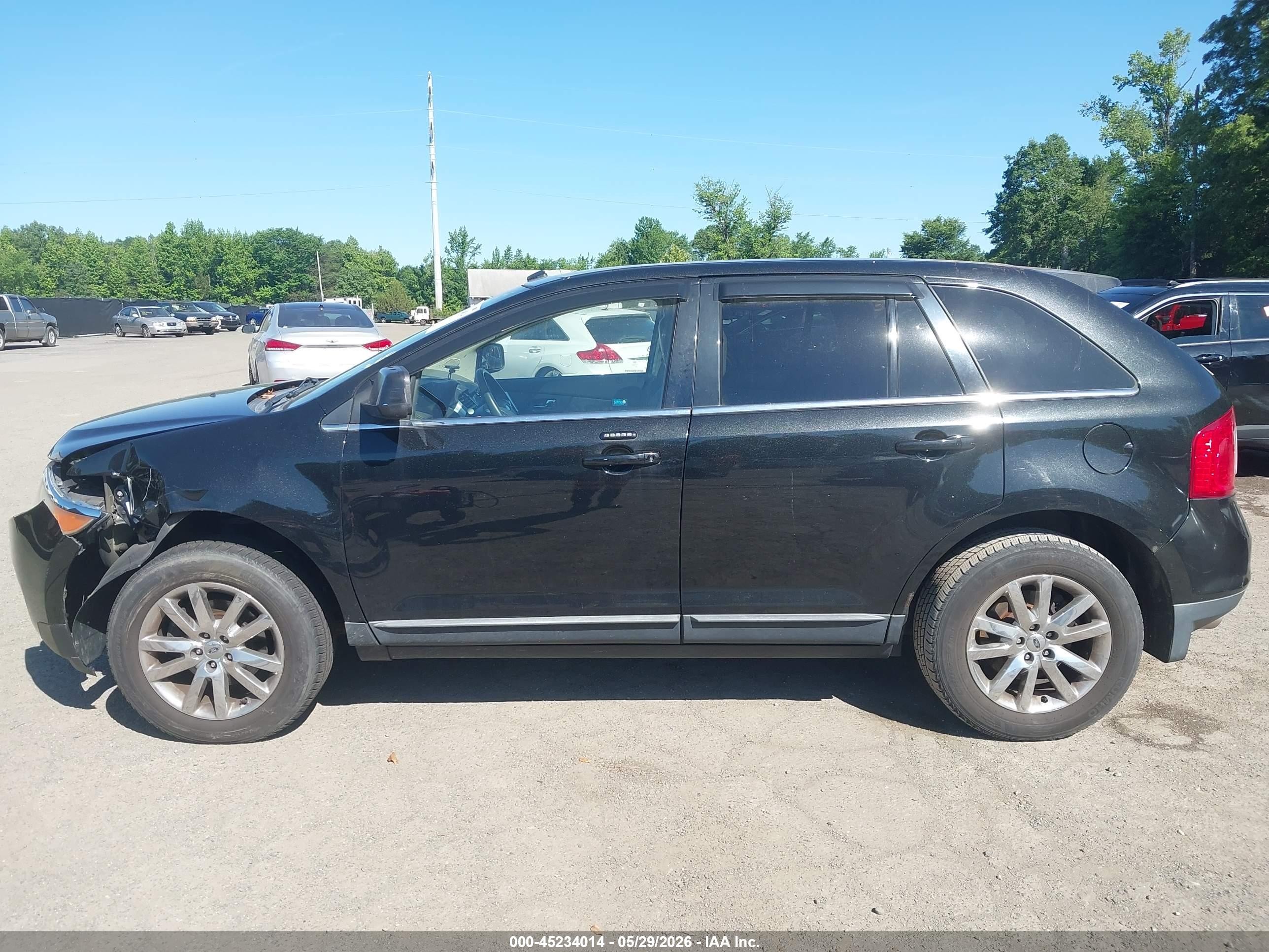 2011 Ford Edge Limited Black vin: 2FMDK4KC3BBA33016