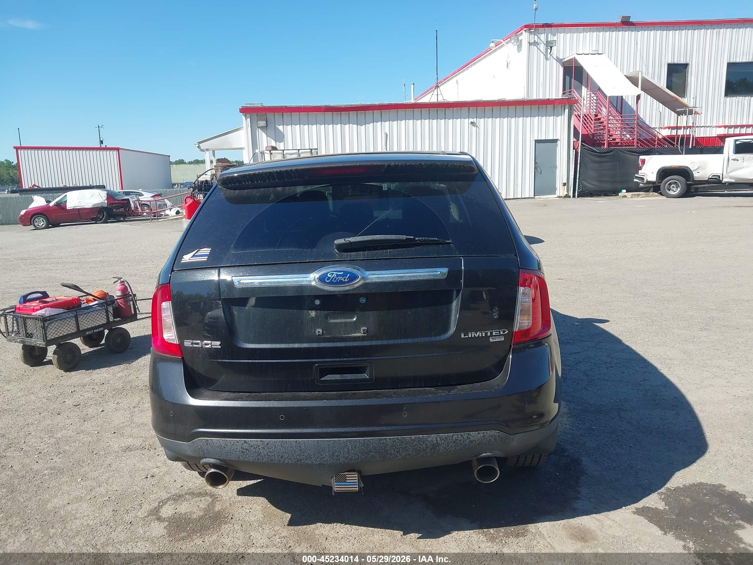 2011 Ford Edge Limited Black vin: 2FMDK4KC3BBA33016