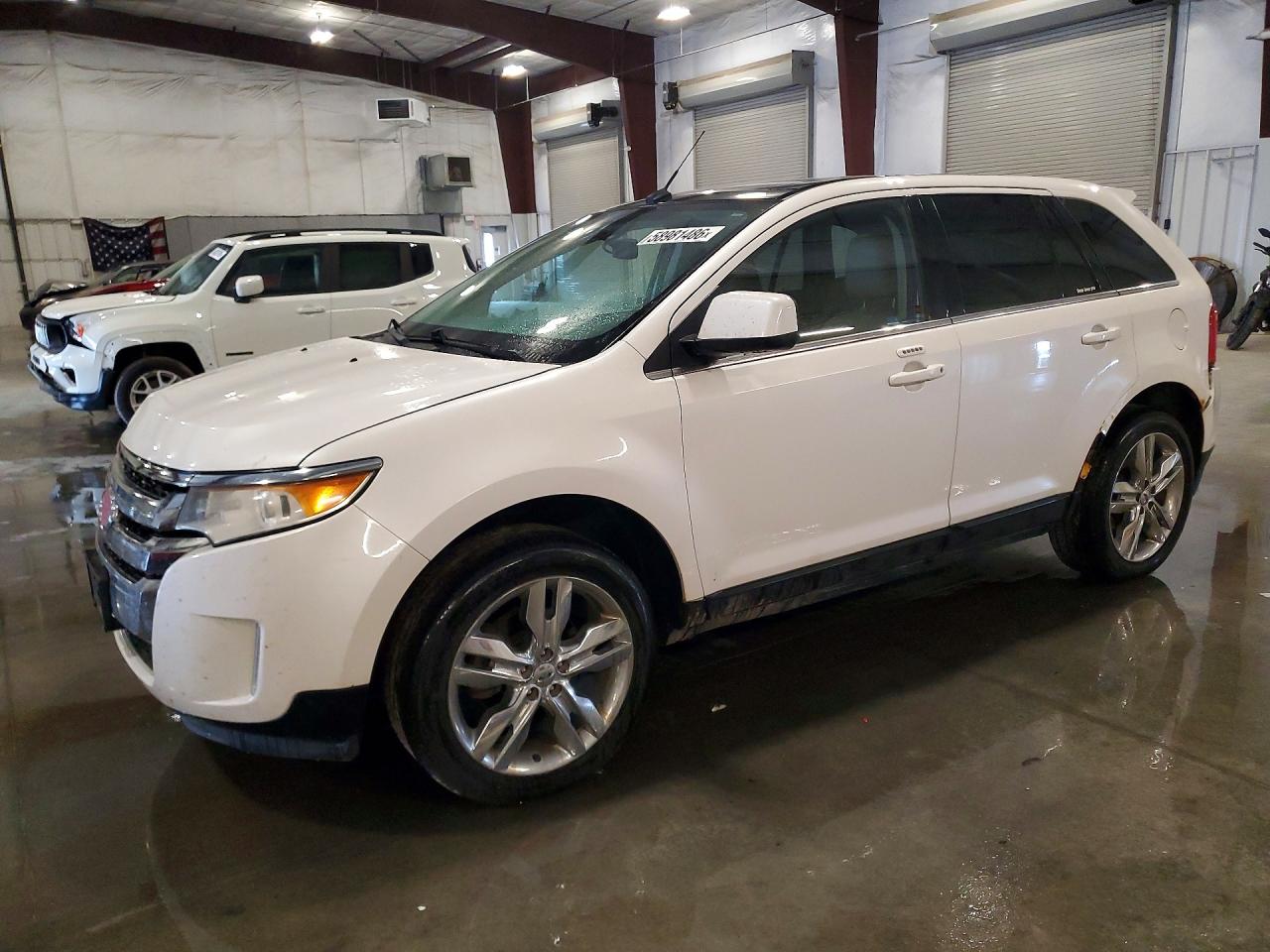 2011 Ford Edge Limited White vin: 2FMDK4KC3BBA43013