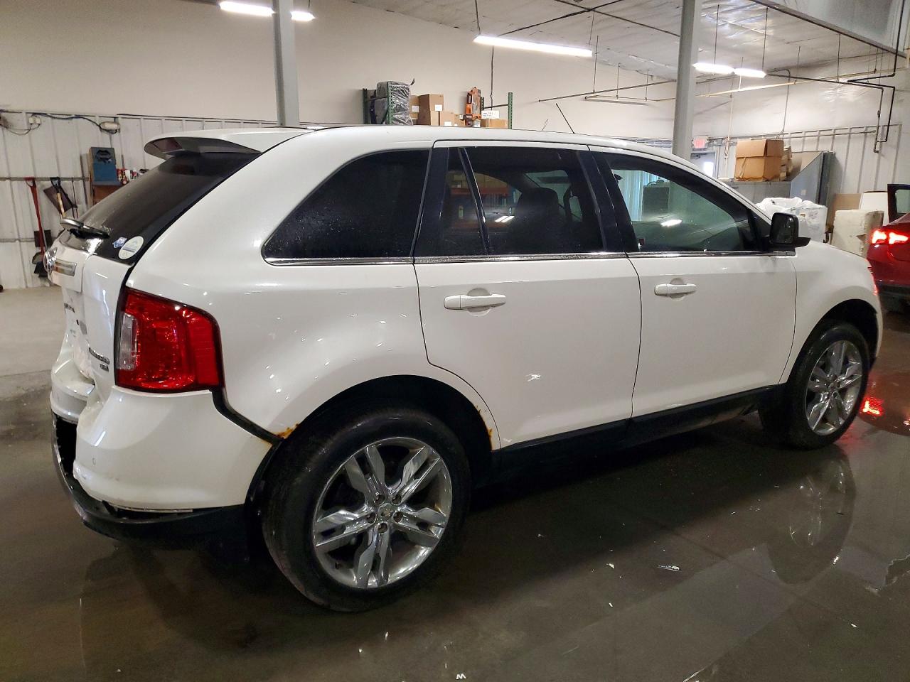 2011 Ford Edge Limited White vin: 2FMDK4KC3BBA43013