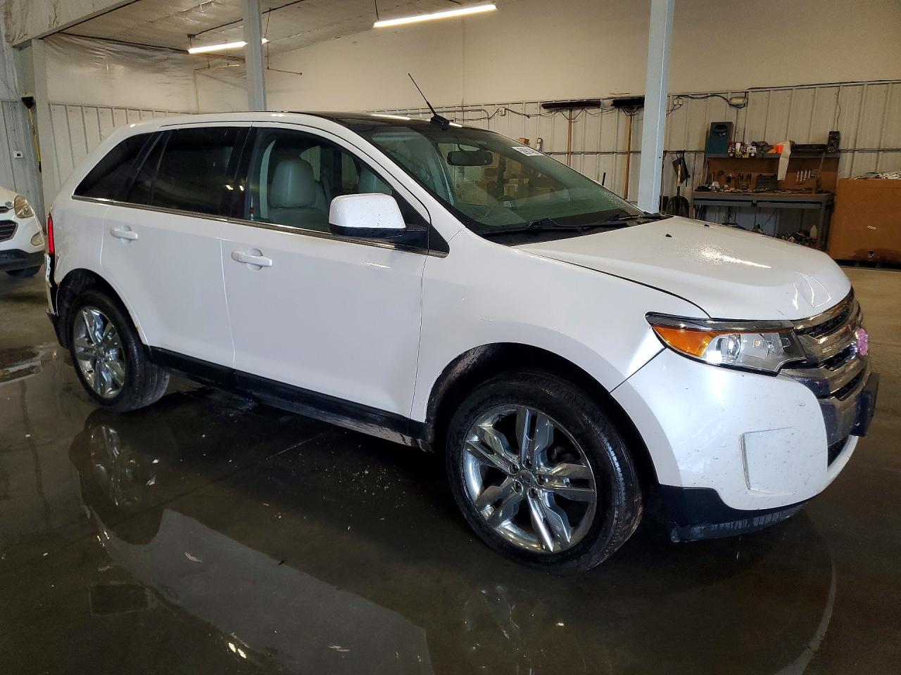 2011 Ford Edge Limited White vin: 2FMDK4KC3BBA43013