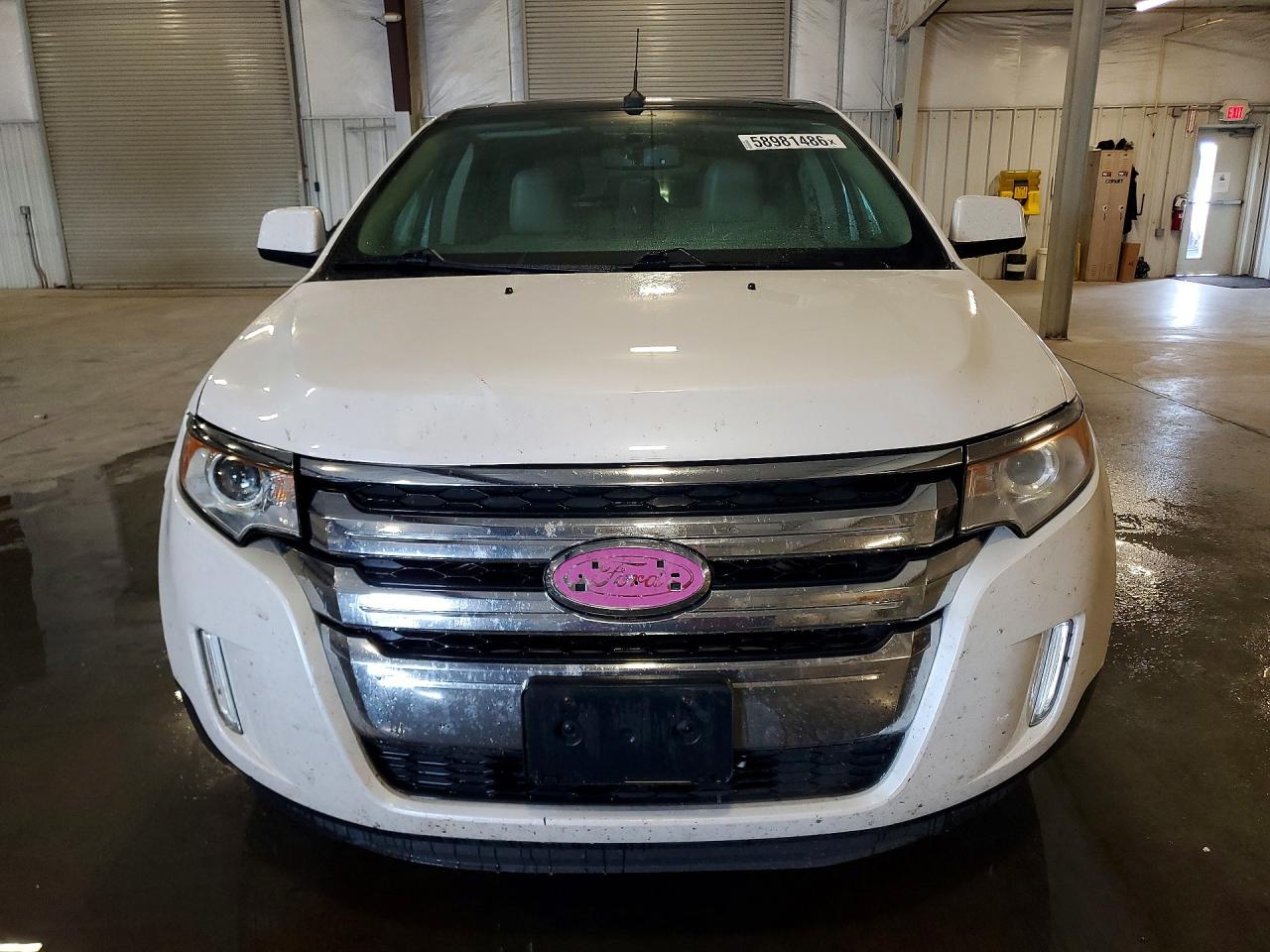 2011 Ford Edge Limited White vin: 2FMDK4KC3BBA43013