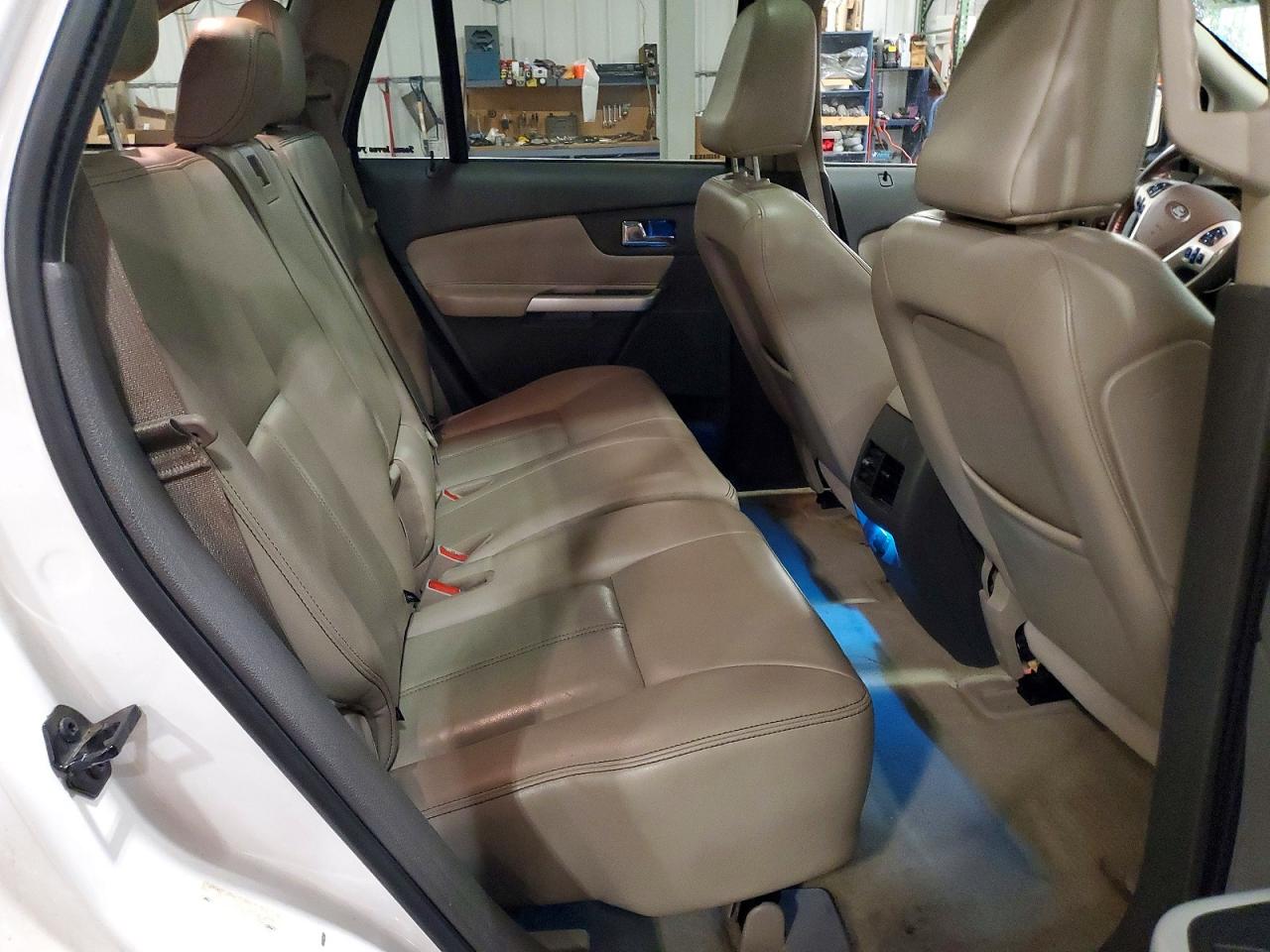 2011 Ford Edge Limited White vin: 2FMDK4KC3BBA43013