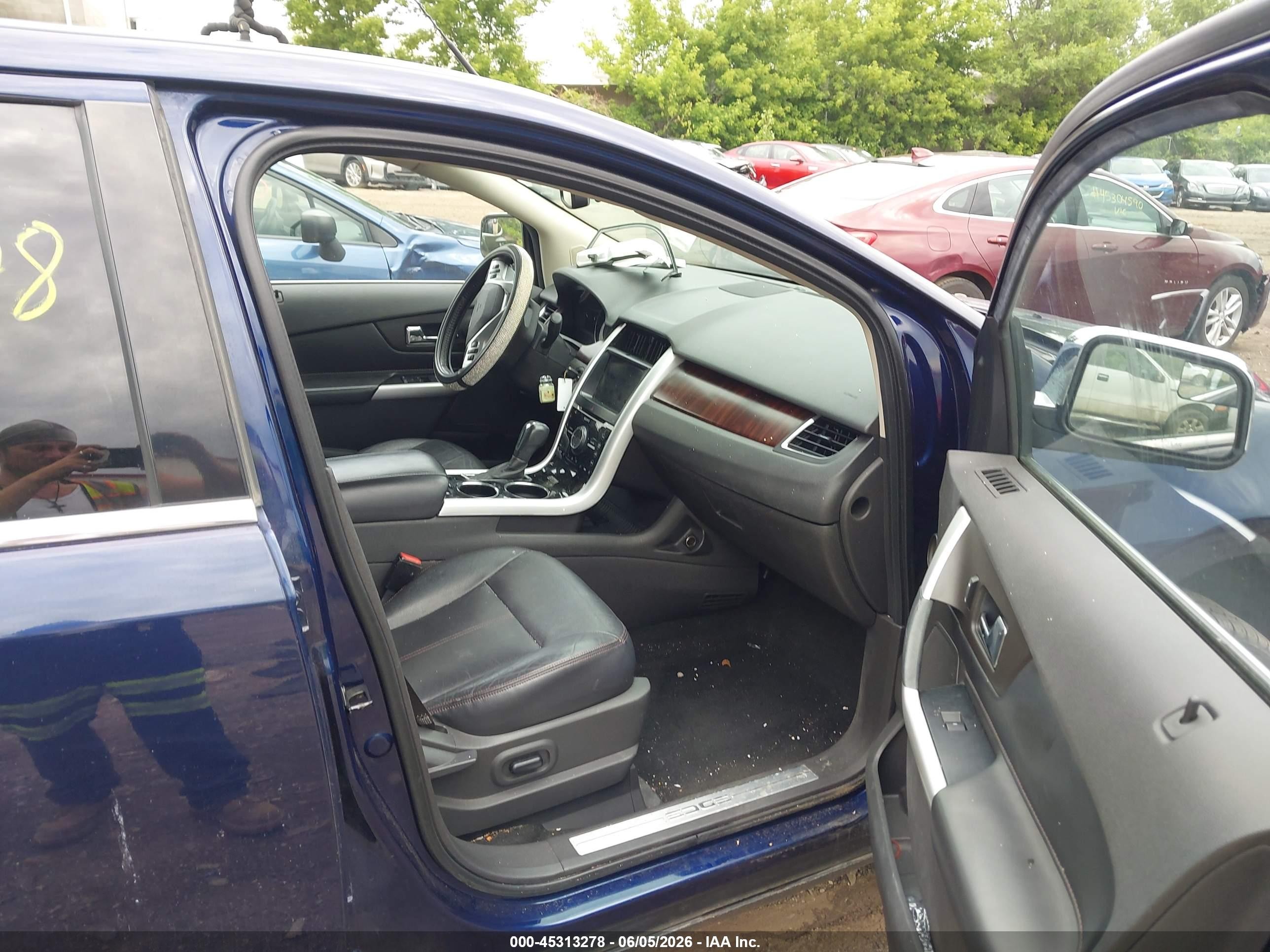 2011 Ford Edge Limited Синий vin: 2FMDK4KC3BBA81566