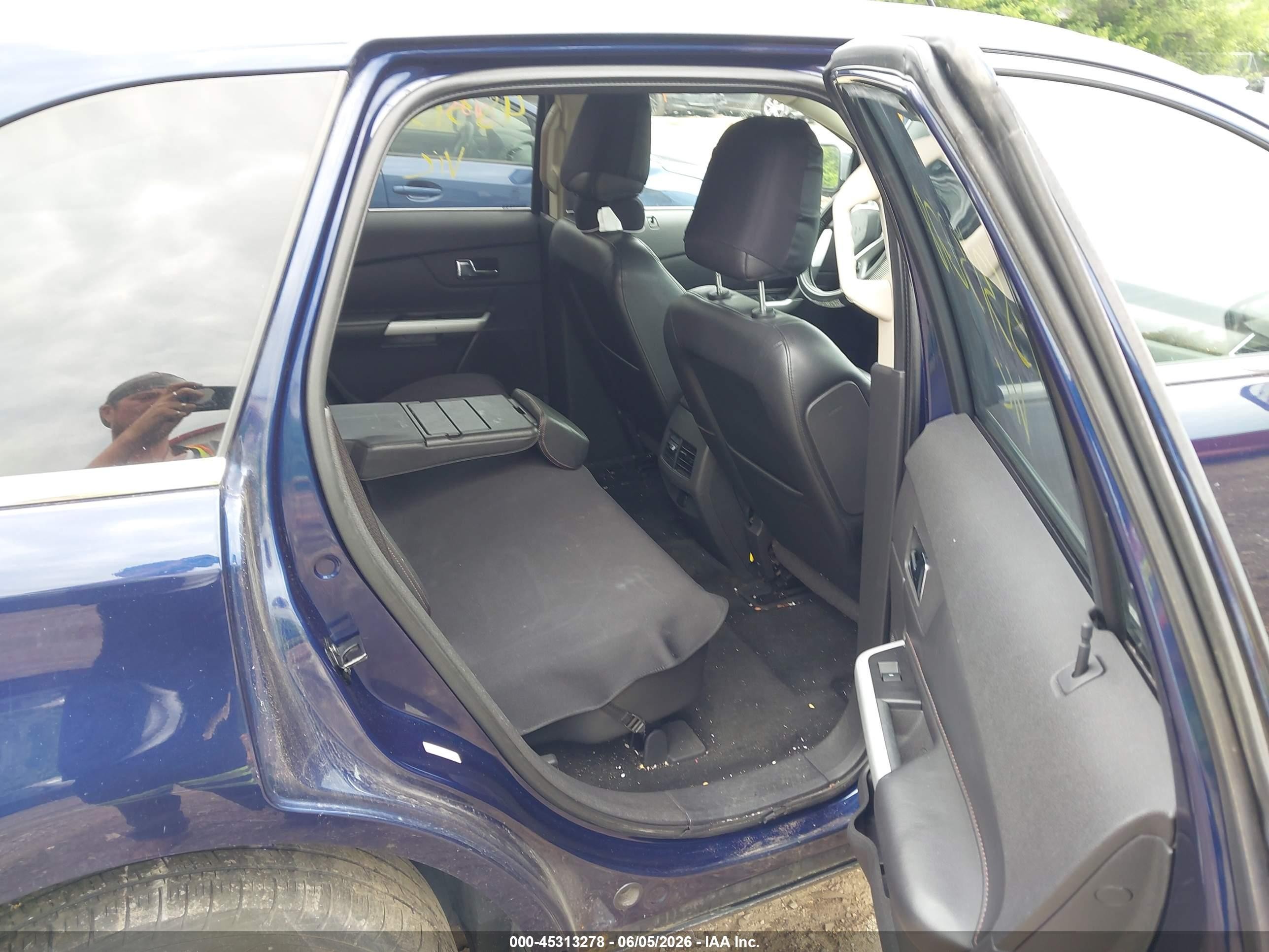 2011 Ford Edge Limited Синий vin: 2FMDK4KC3BBA81566