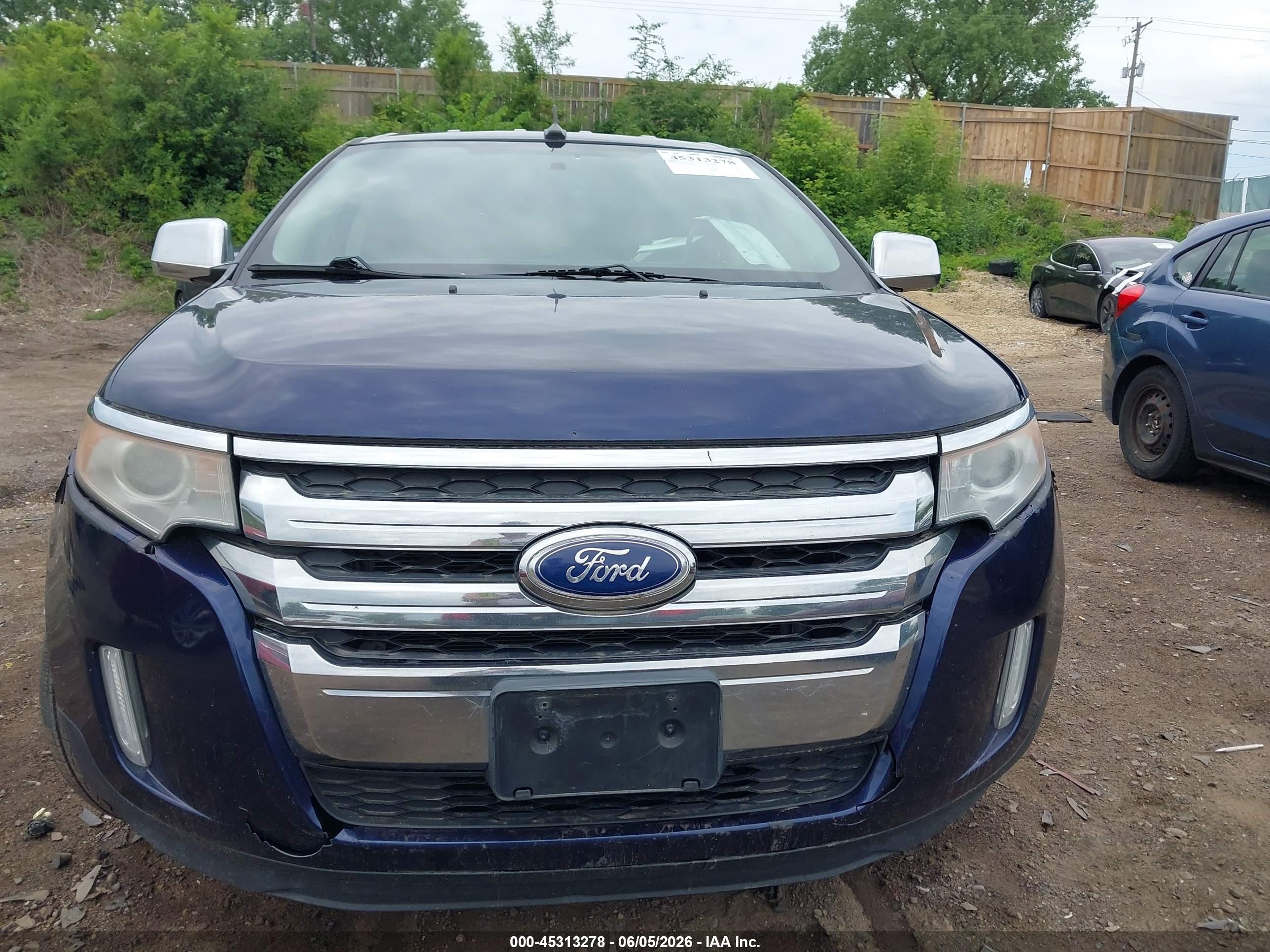 2011 Ford Edge Limited Синий vin: 2FMDK4KC3BBA81566
