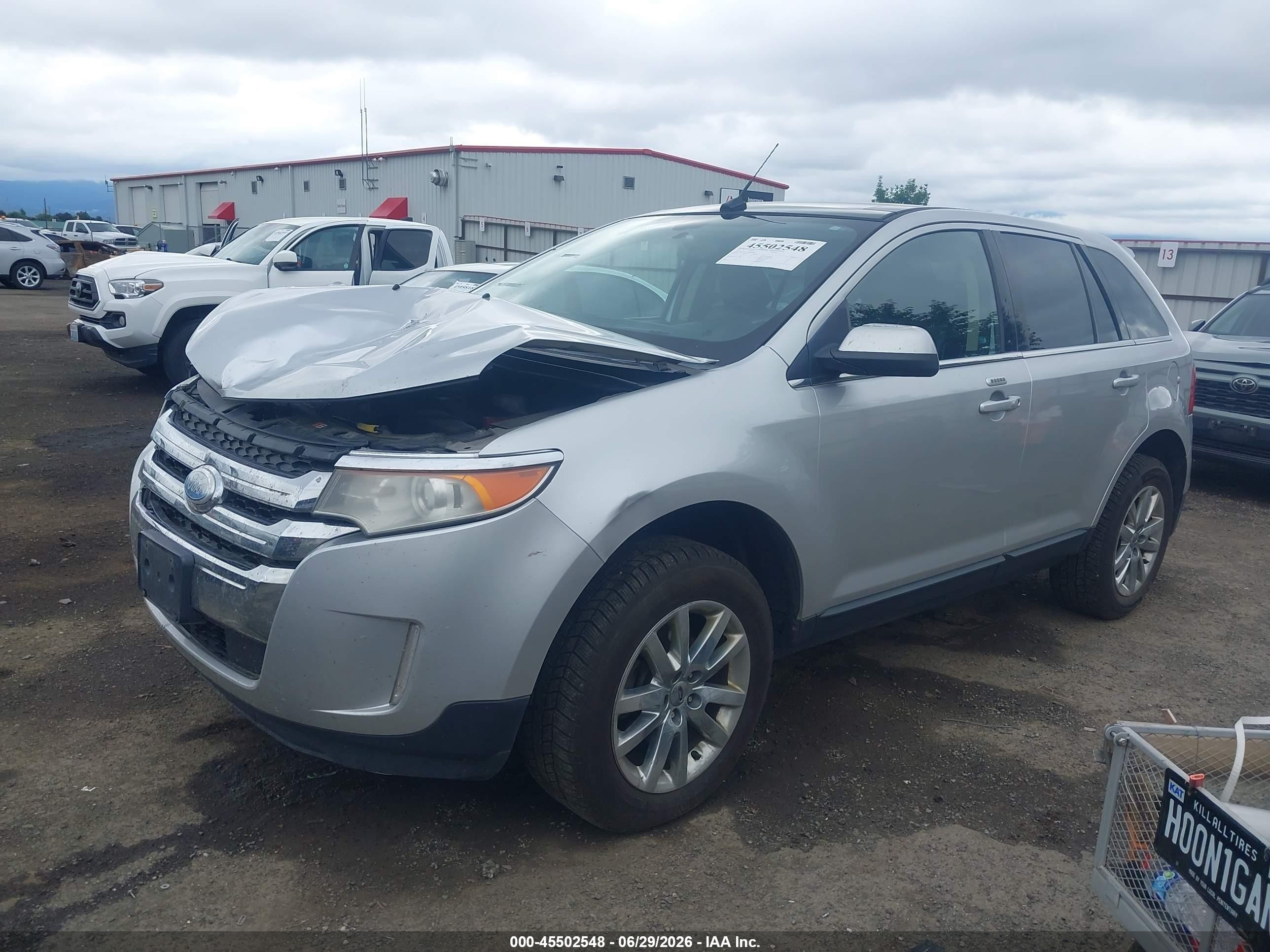 2011 Ford Edge Limited Silver vin: 2FMDK4KC3BBB68500