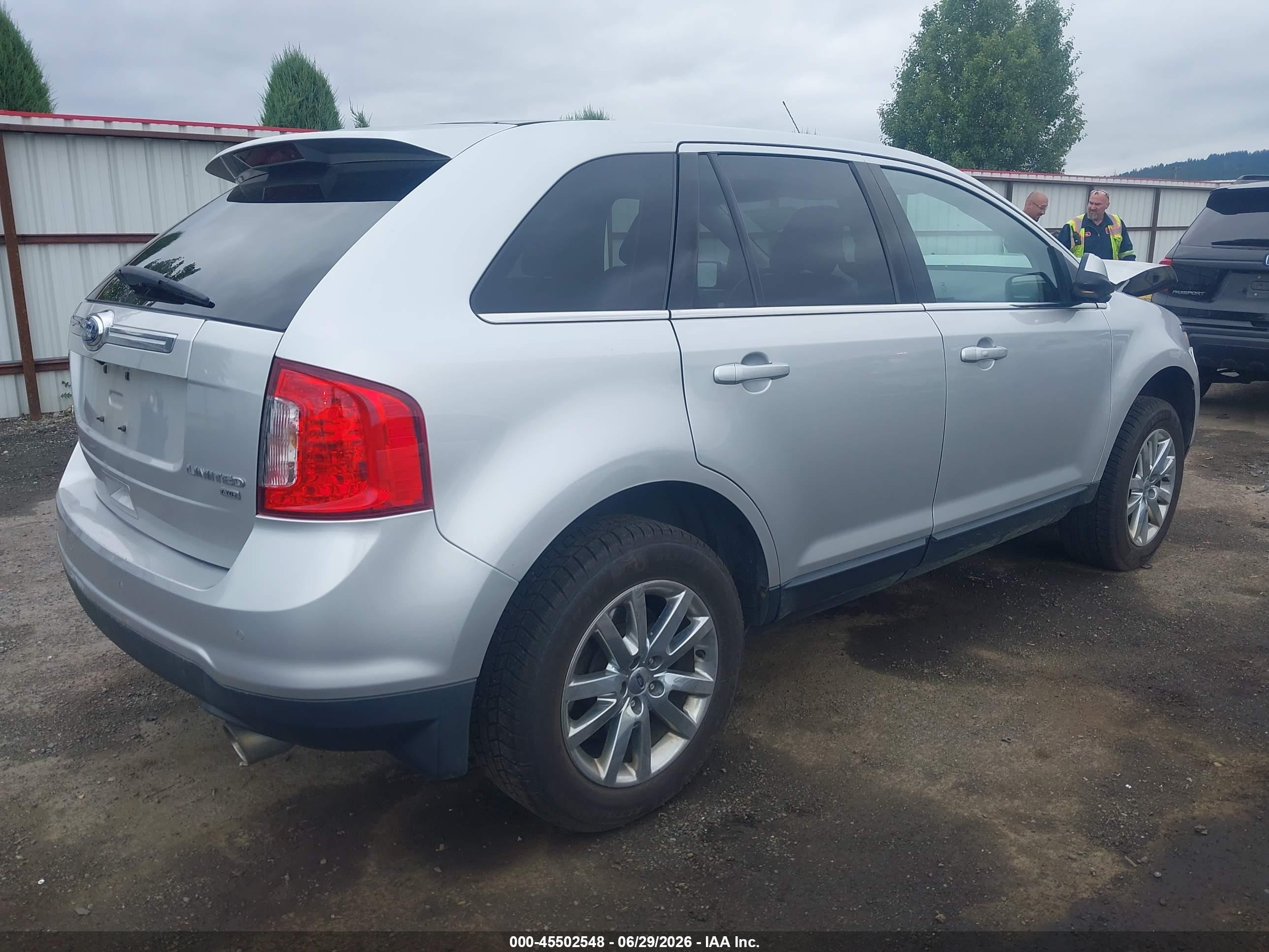 2011 Ford Edge Limited Silver vin: 2FMDK4KC3BBB68500