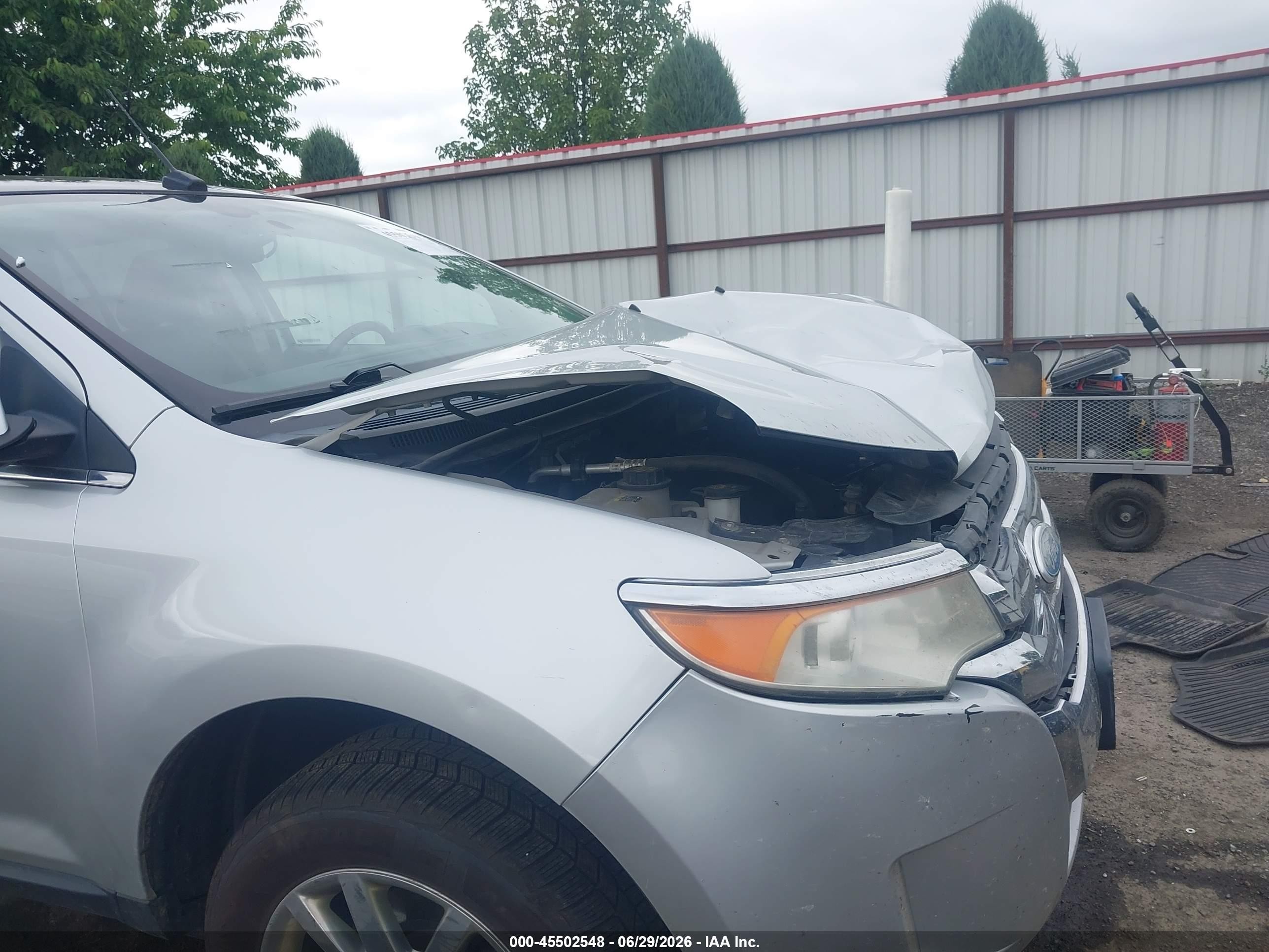 2011 Ford Edge Limited Silver vin: 2FMDK4KC3BBB68500