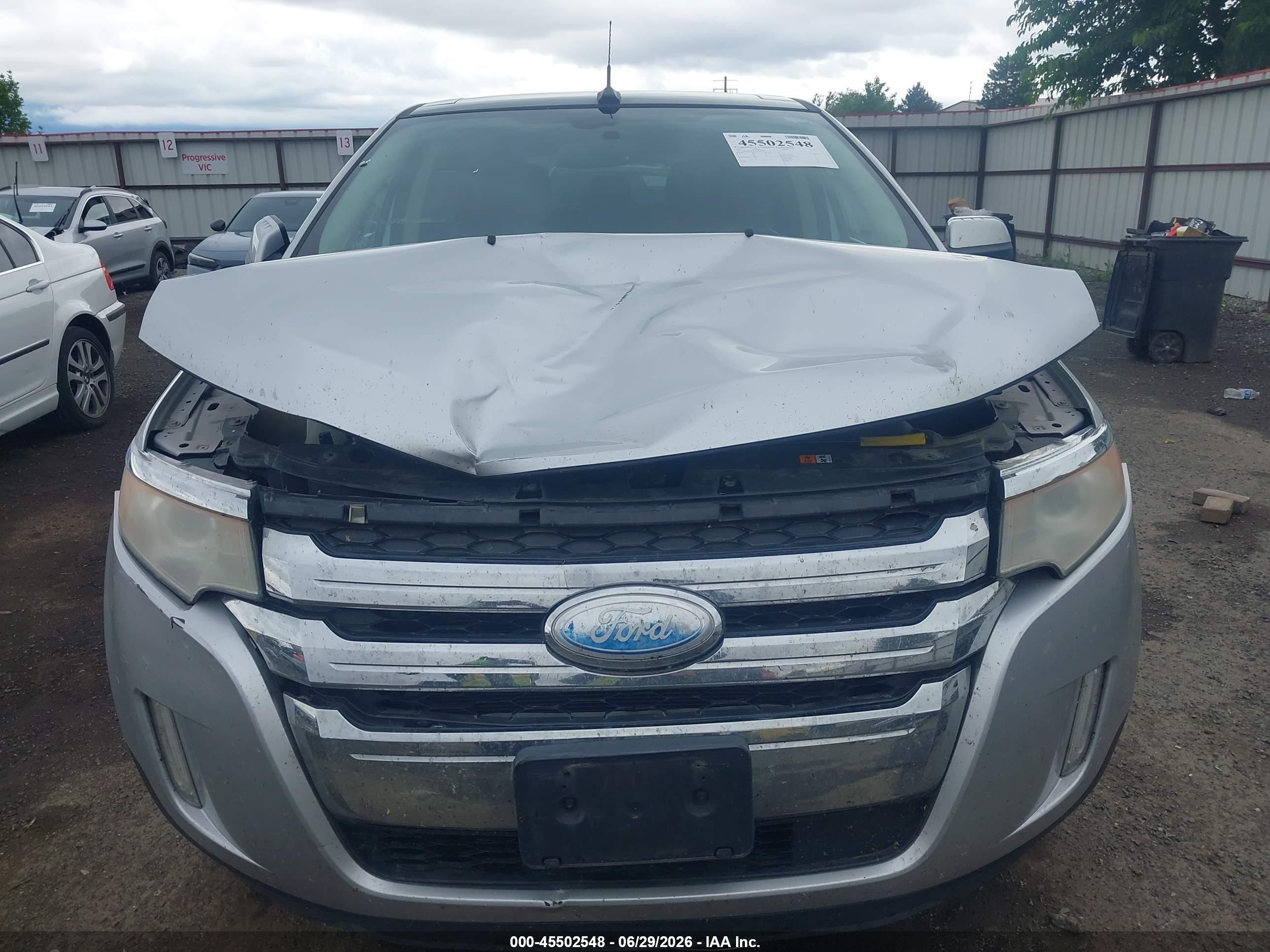 2011 Ford Edge Limited Silver vin: 2FMDK4KC3BBB68500